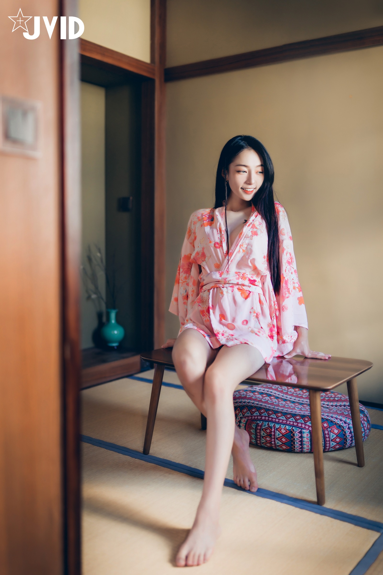 [JVID] Piaopiao - Cheongsam, Japanese Yukata, ultra-thin transparent garment with bulging 106P