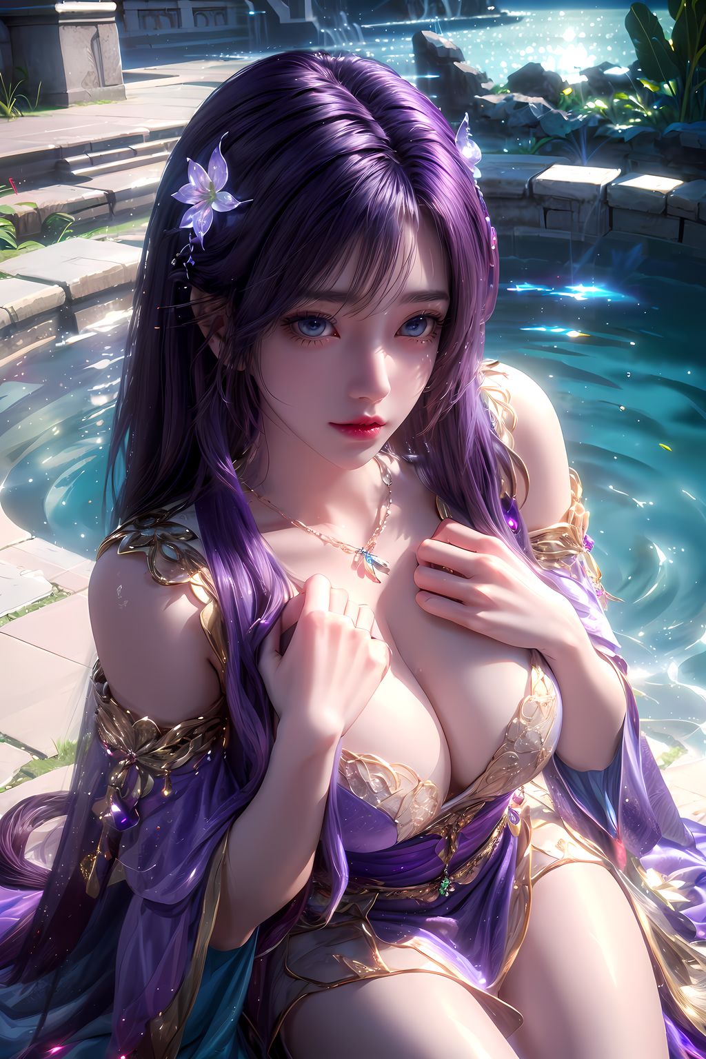 Kuzan AI动漫女角：云曦全套 63P