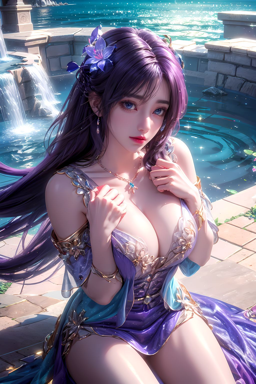Kuzan AI动漫女角：云曦全套 63P