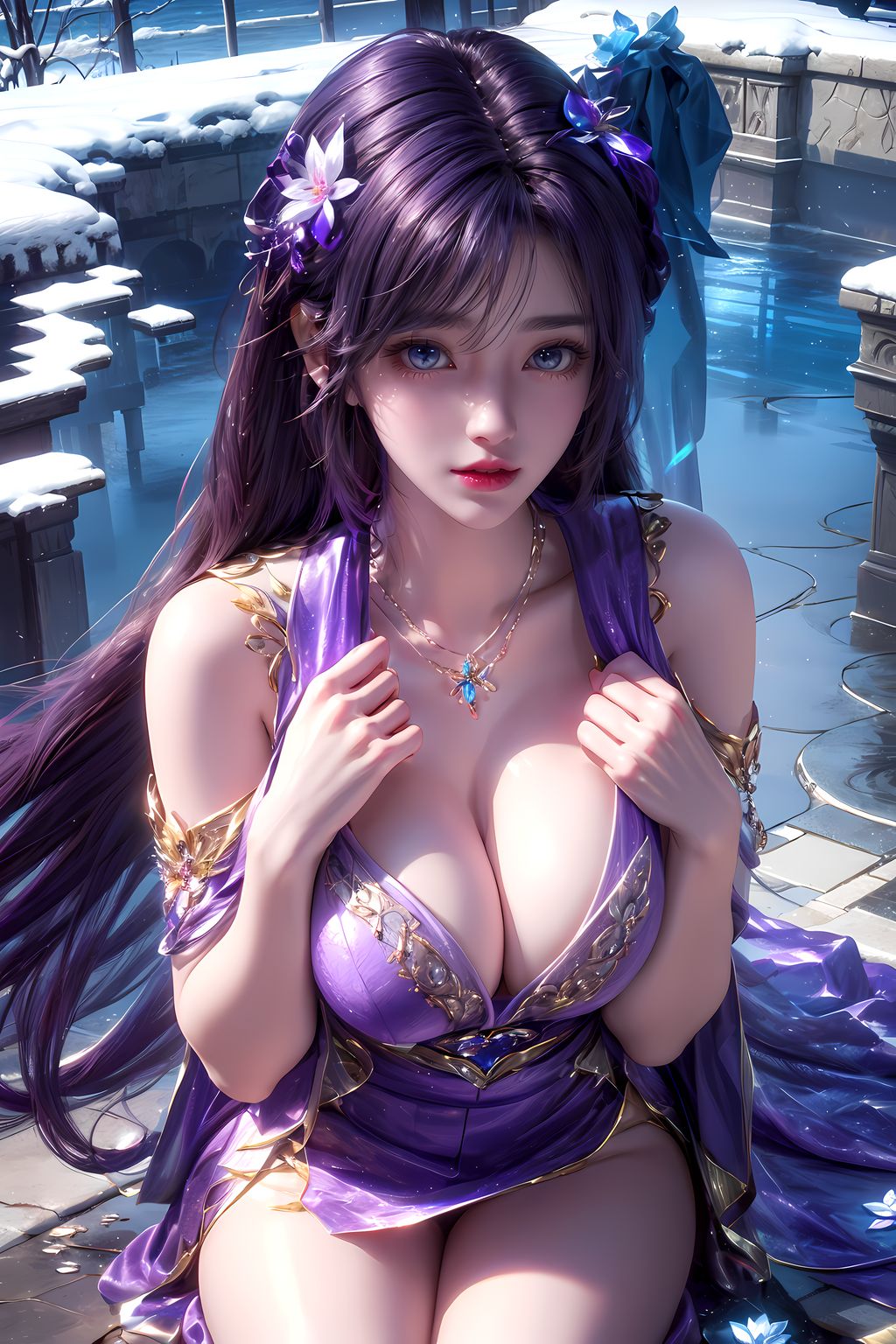 Kuzan AI动漫女角：云曦全套 63P