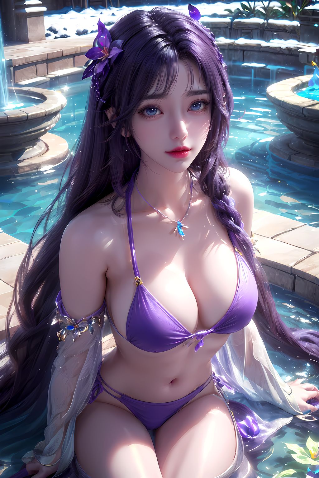 Kuzan AI动漫女角：云曦全套 63P