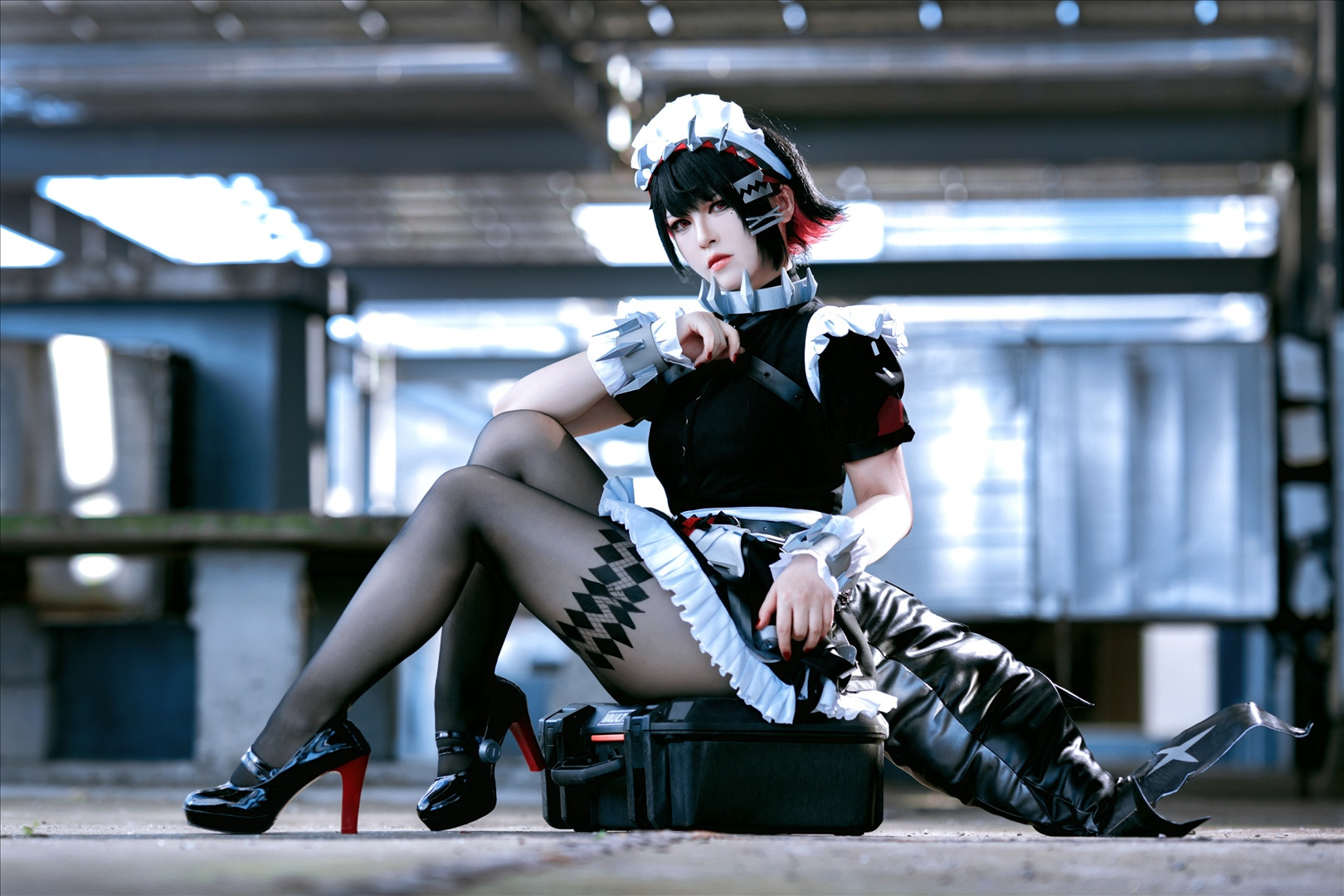 半半子 鲨鱼妹 Cosplay 48P