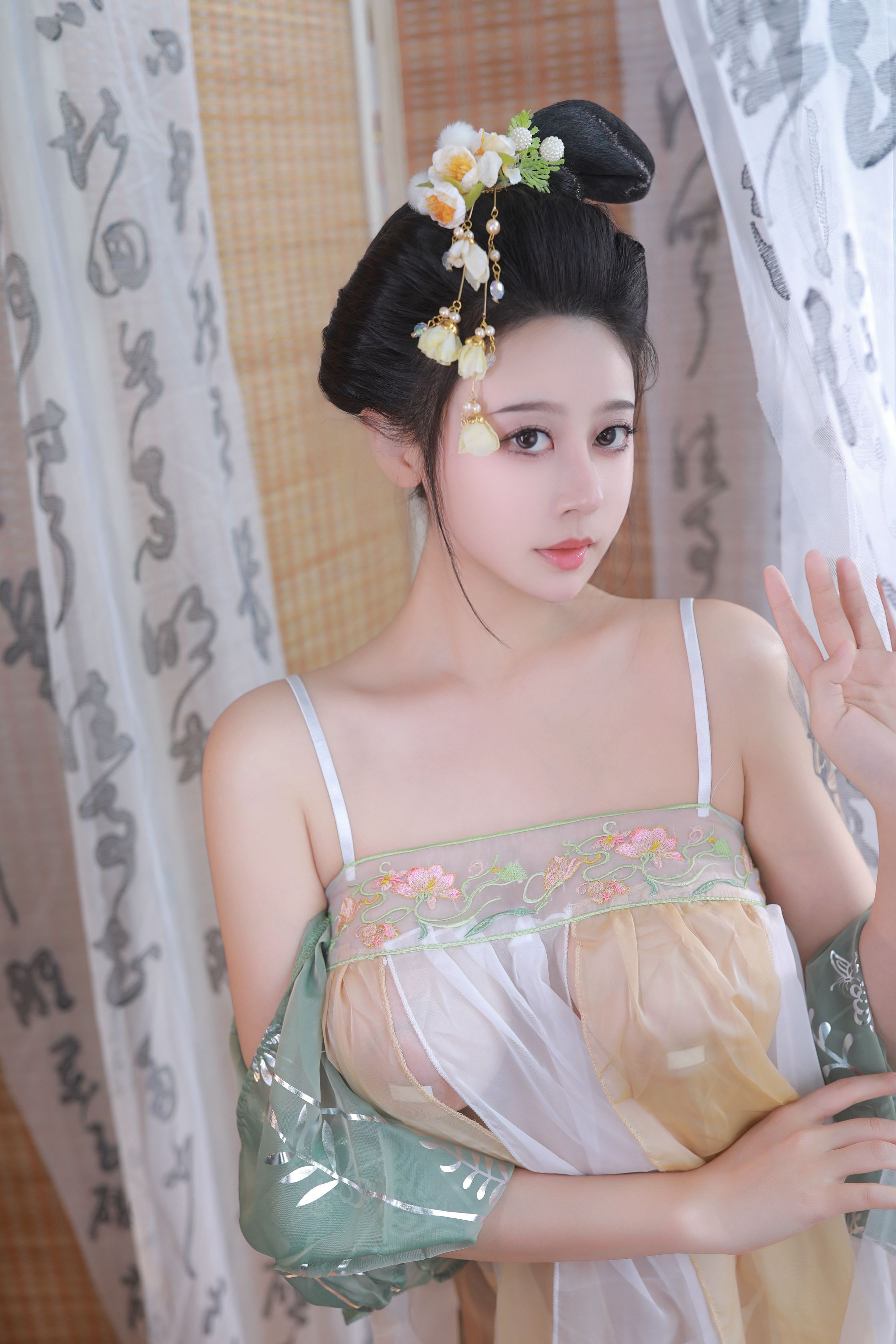 奈汐酱nice - 古风青纱曦 70P