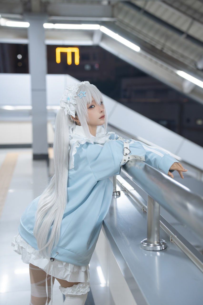 蠢沫沫《水色》244P1V Cosplay写真套图