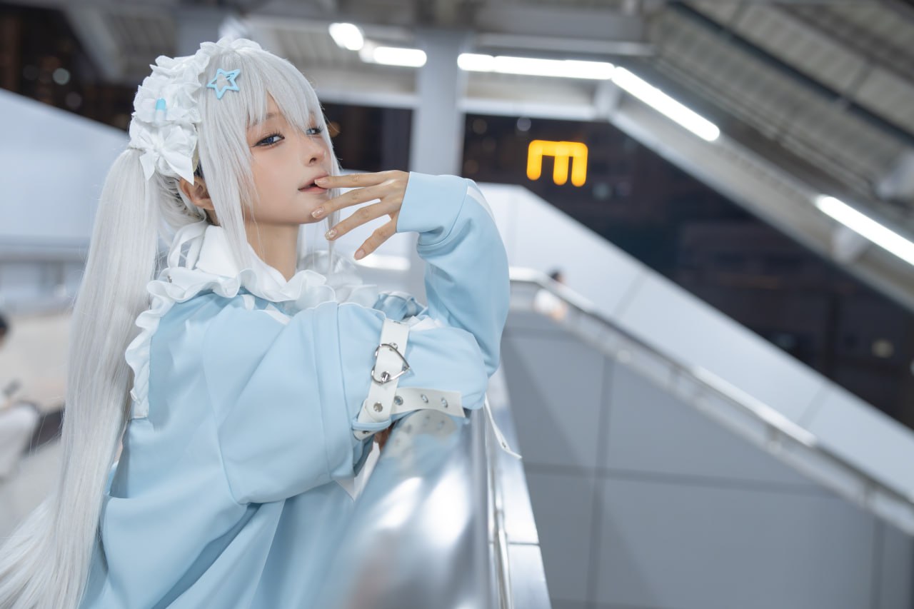 蠢沫沫《水色》244P1V Cosplay写真套图