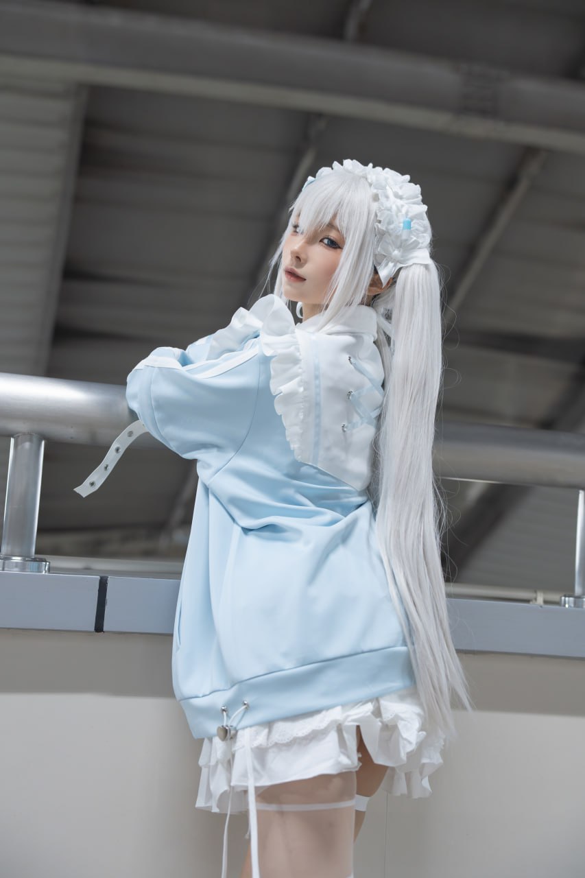 蠢沫沫《水色》244P1V Cosplay写真套图