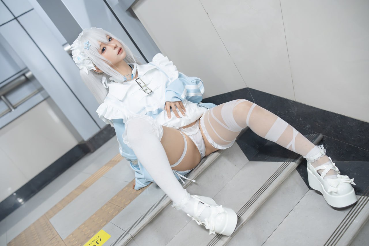 蠢沫沫《水色》244P1V Cosplay写真套图