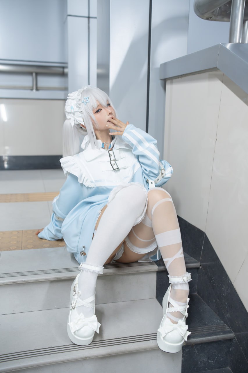 蠢沫沫《水色》244P1V Cosplay写真套图