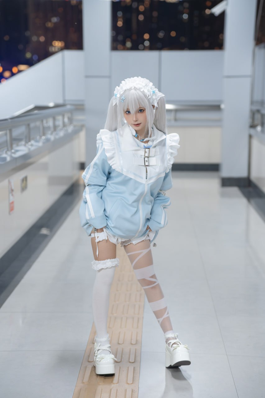 蠢沫沫《水色》244P1V Cosplay写真套图
