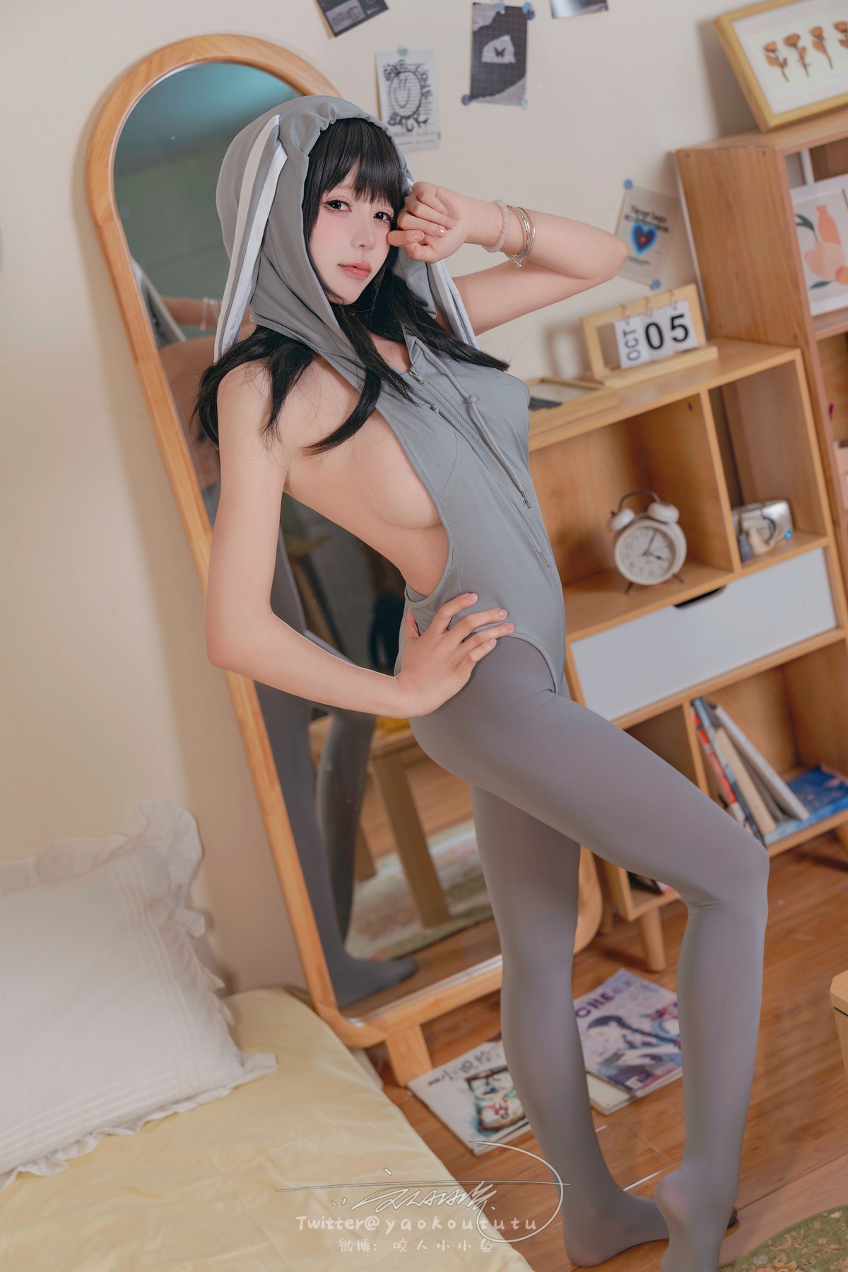 黏黏团子兔 - 小灰兔 Gray Rabbit