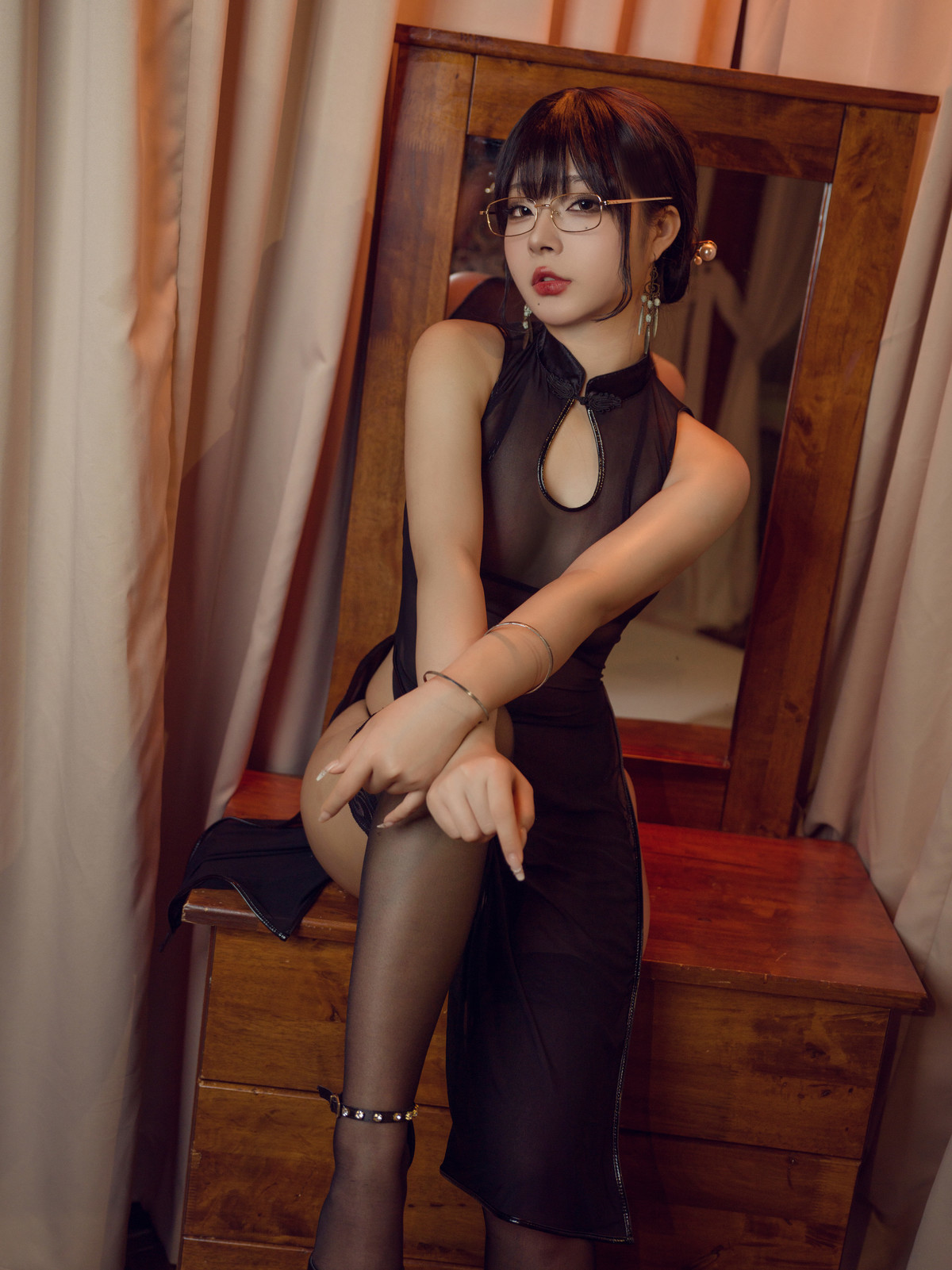 Cosplay Yuuhui玉汇 靡烟旗袍 Beauty in The Misty