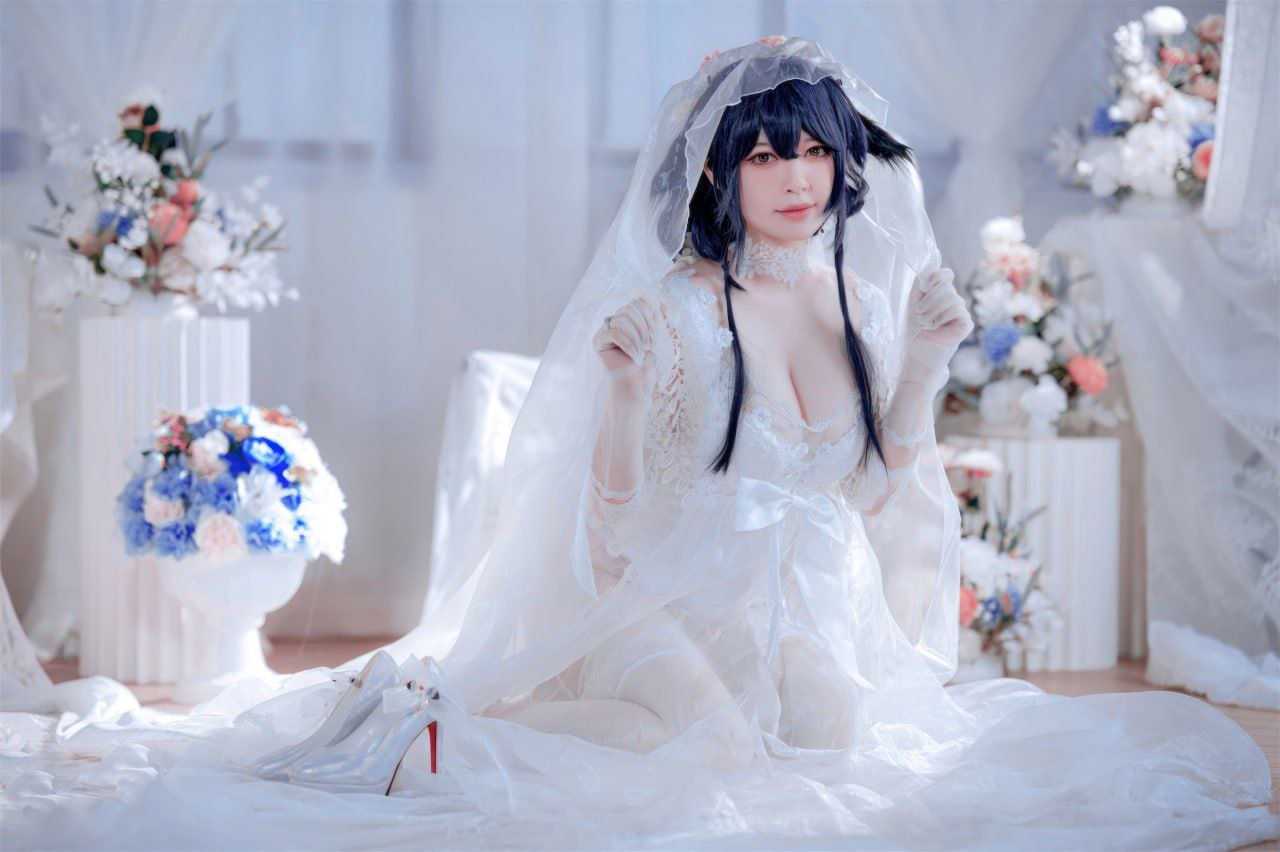 半半子 碧蓝航线吾妻花嫁 Cosplay