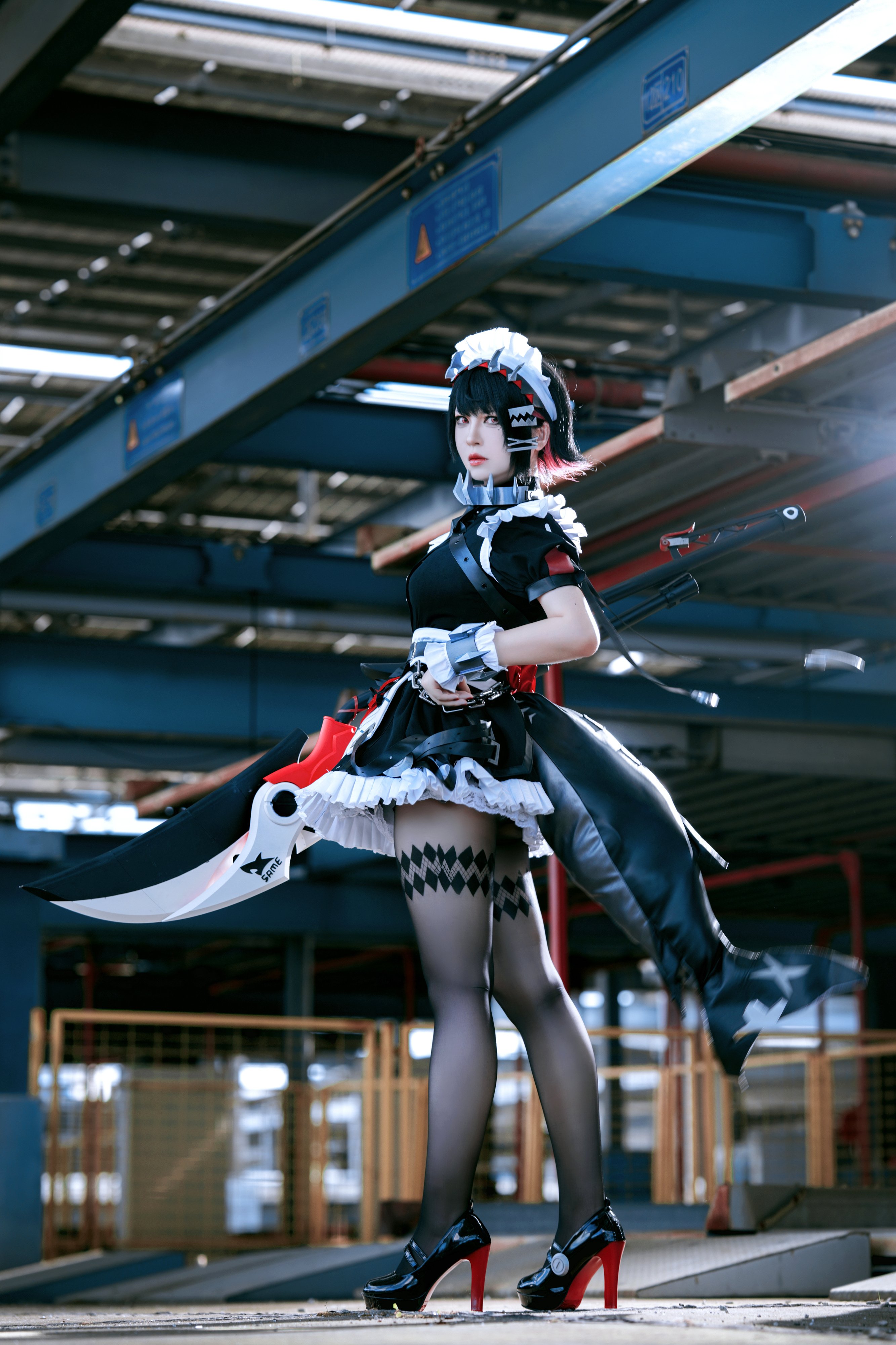 半半子 绝区零鲨鱼妹 Cosplay 48P