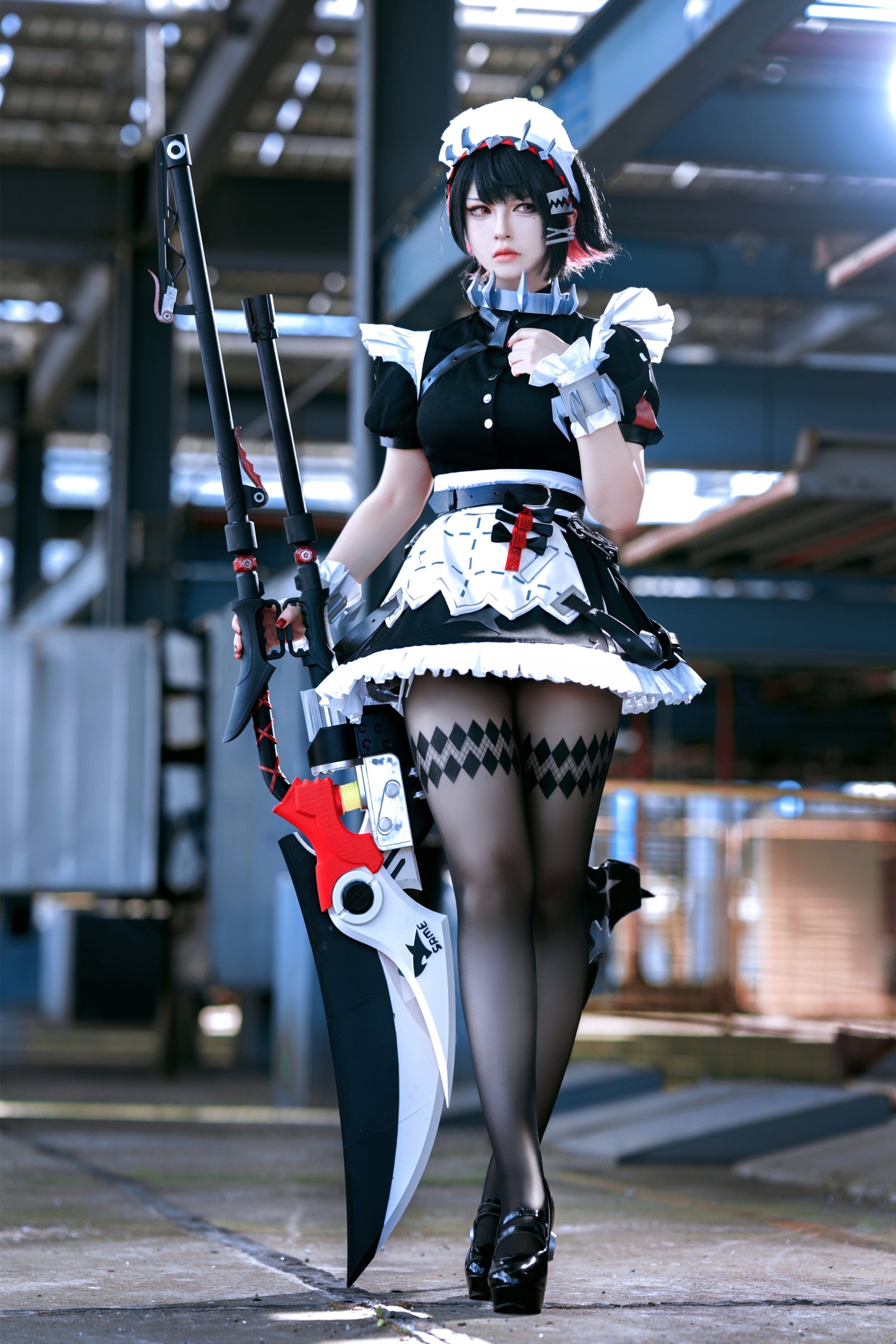 半半子 绝区零鲨鱼妹 Cosplay 48P