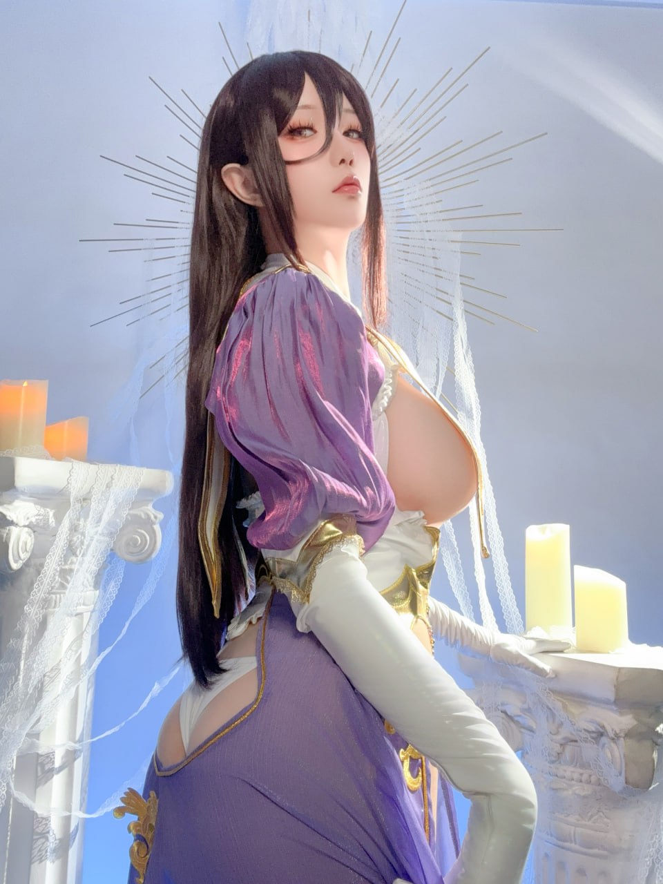 cosplay 星之迟迟 - 2024年07月计划C 圣处理修女 彼得罗涅手办同人