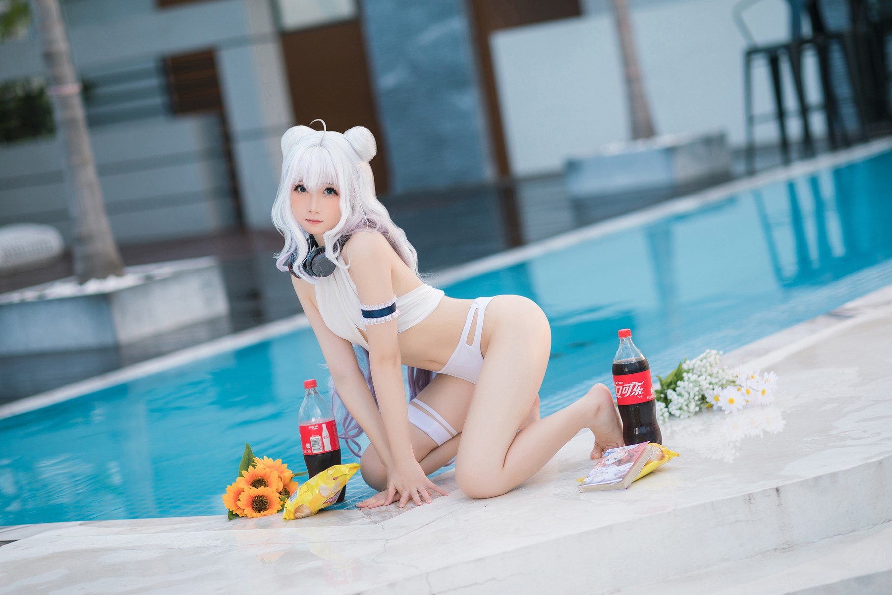 Cosplay 焖焖碳 恶毒泳衣 Vicious Swimsuit