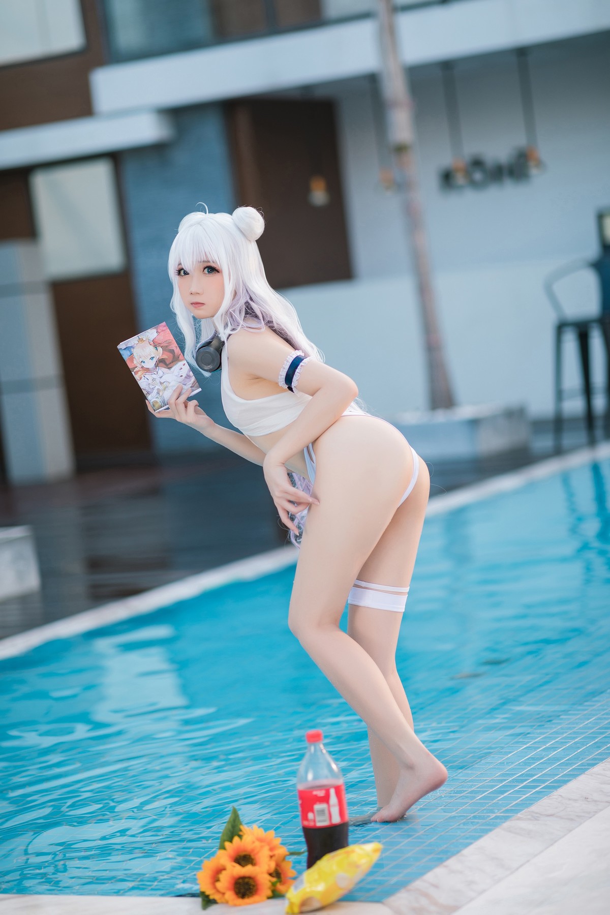 Cosplay 焖焖碳 恶毒泳衣 Vicious Swimsuit