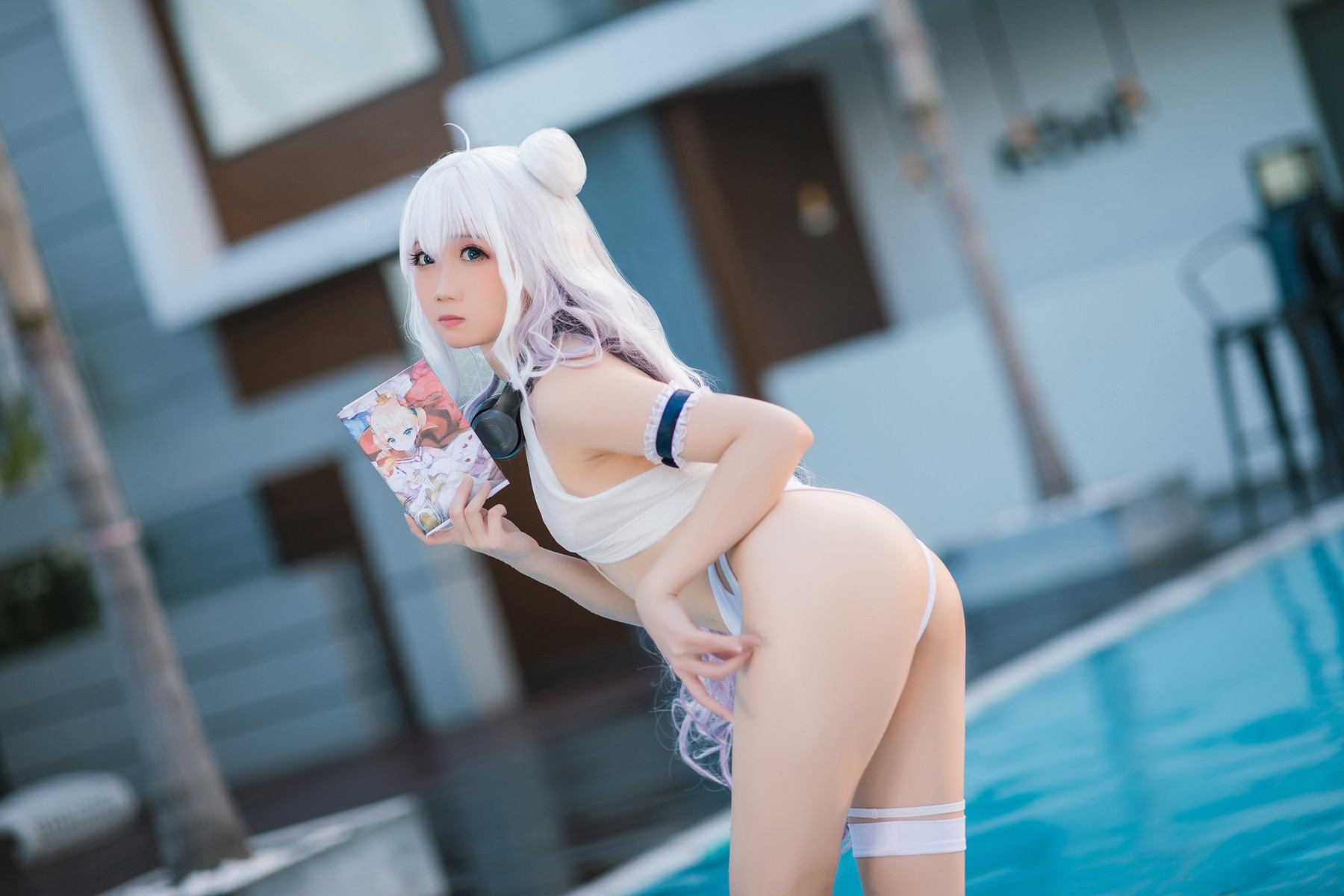 Cosplay 焖焖碳 恶毒泳衣 Vicious Swimsuit