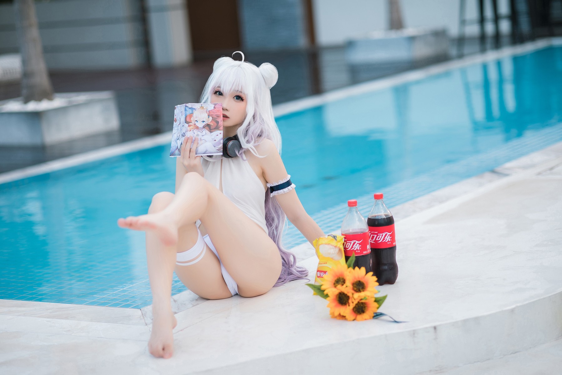 Cosplay 焖焖碳 恶毒泳衣 Vicious Swimsuit