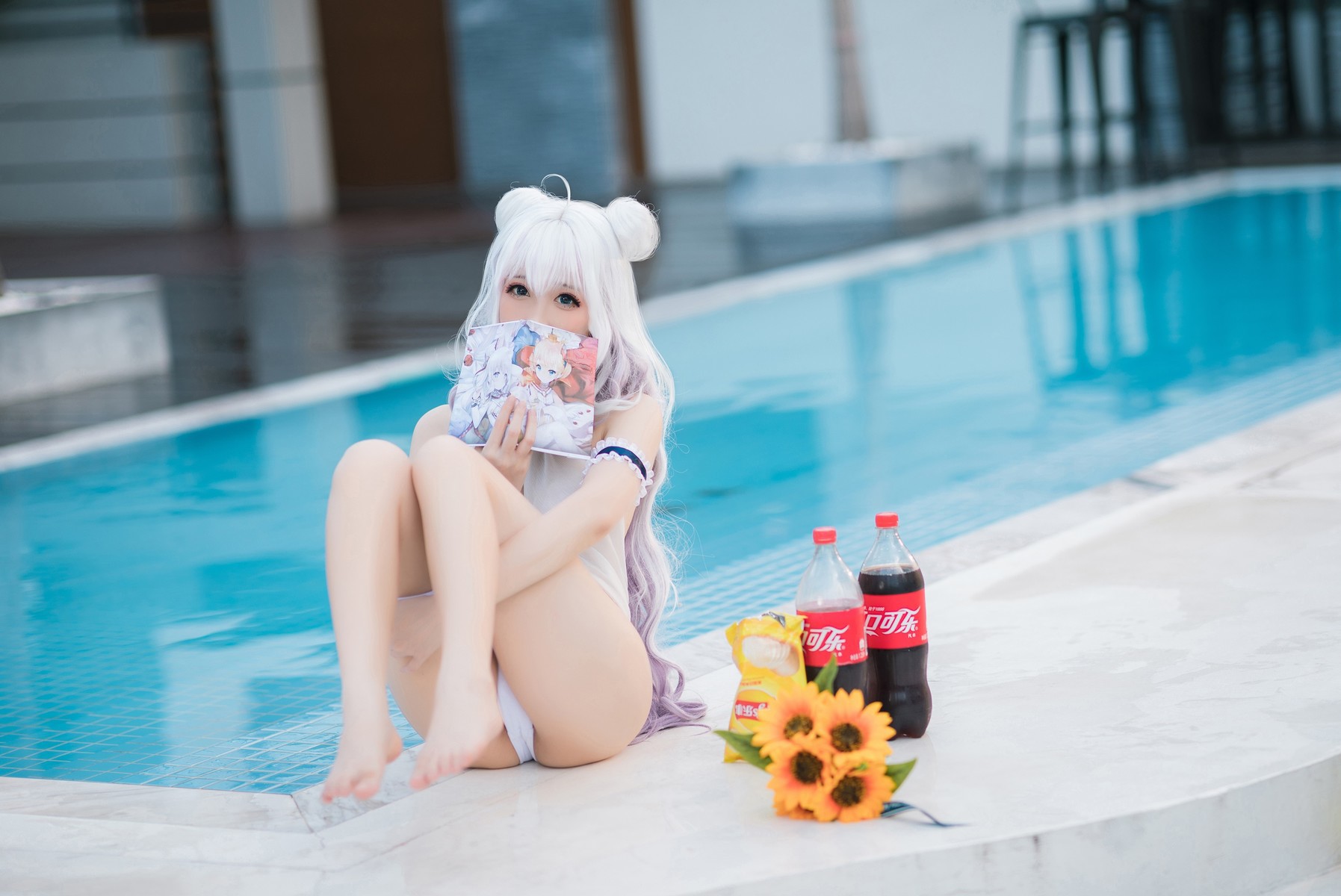 Cosplay 焖焖碳 恶毒泳衣 Vicious Swimsuit