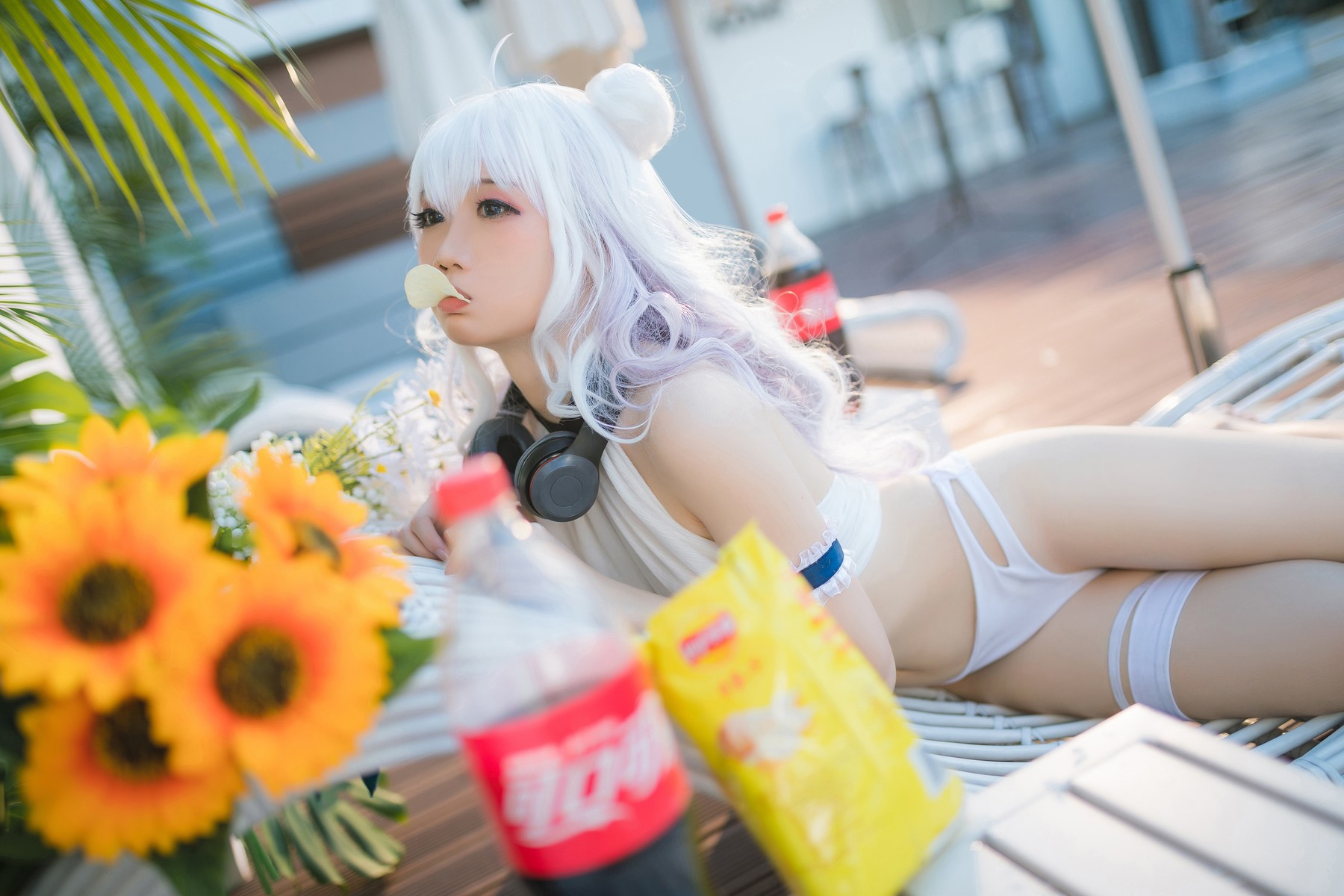 Cosplay 焖焖碳 恶毒泳衣 Vicious Swimsuit
