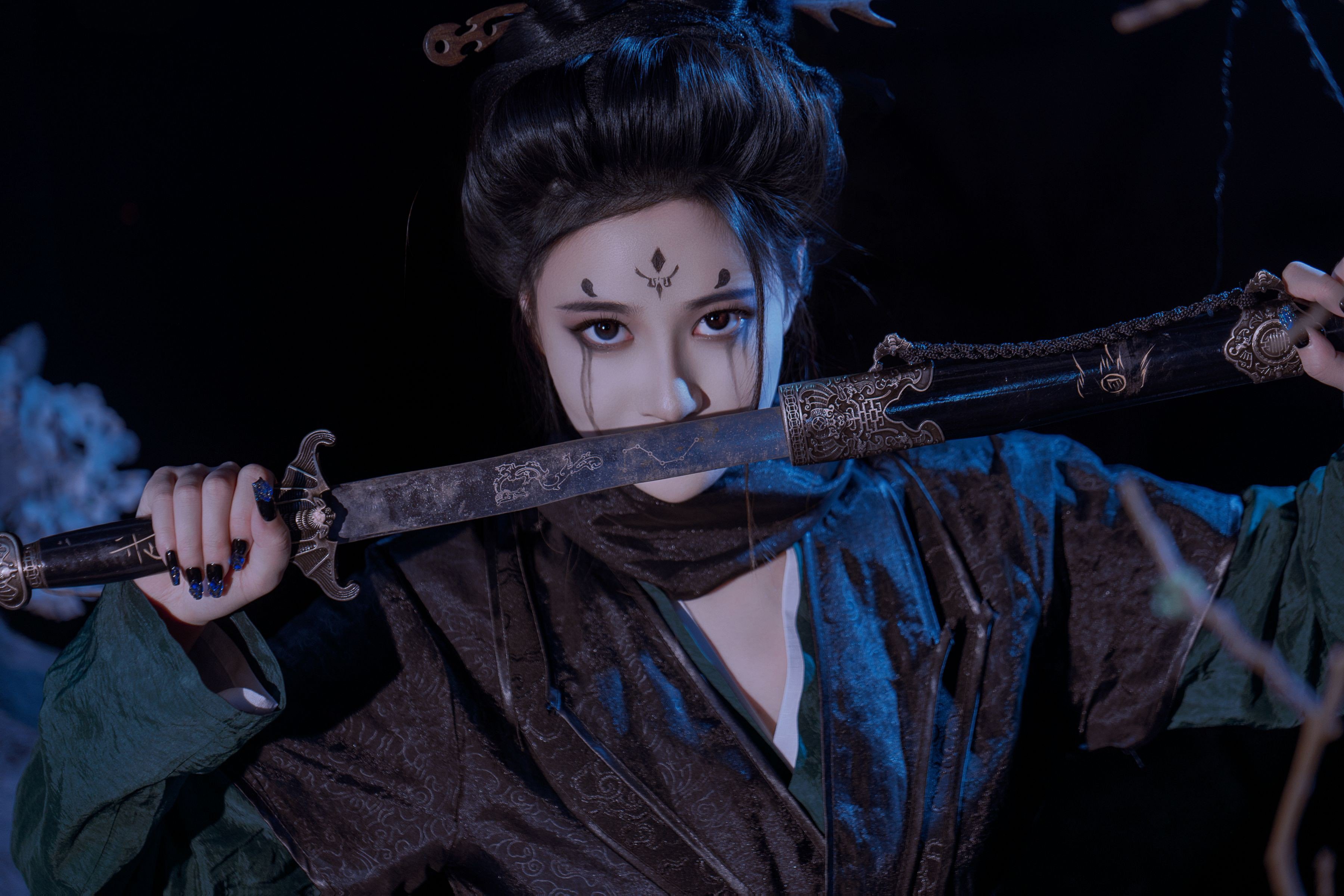 年年Nnian 黑神话悟空四妹Cosplay 80P