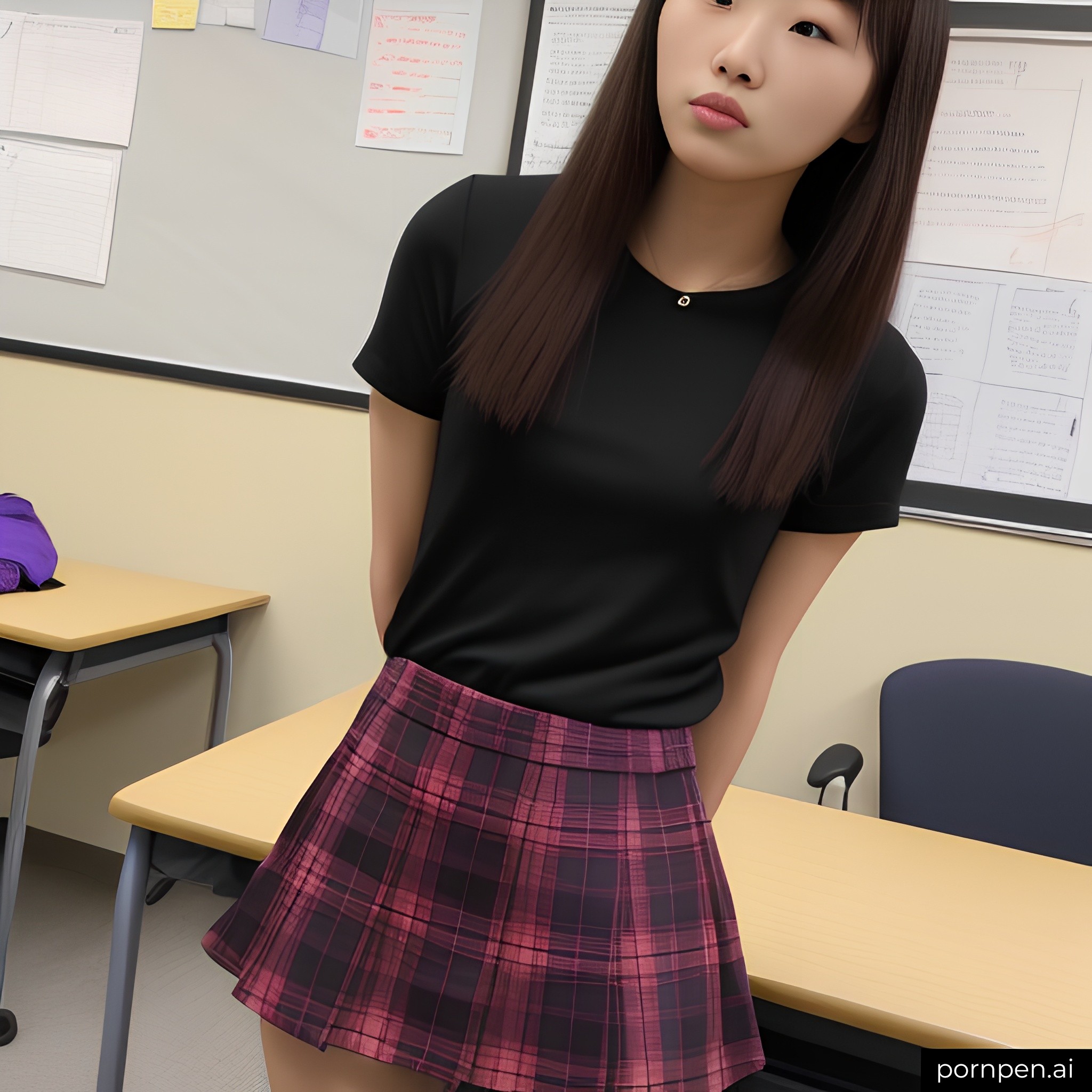 한국 학생들 - AI 생성
