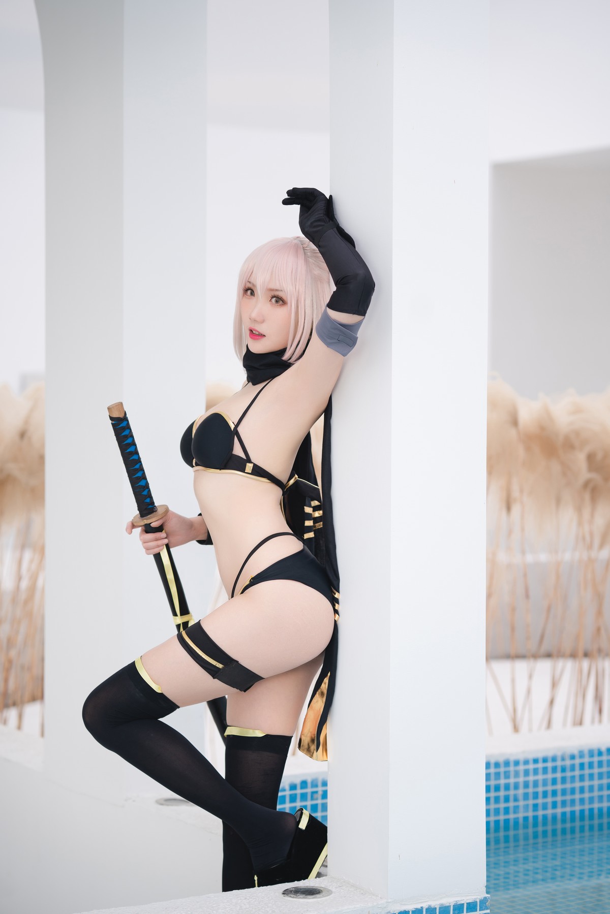 Cosplay 瓜希酱 总司 水着