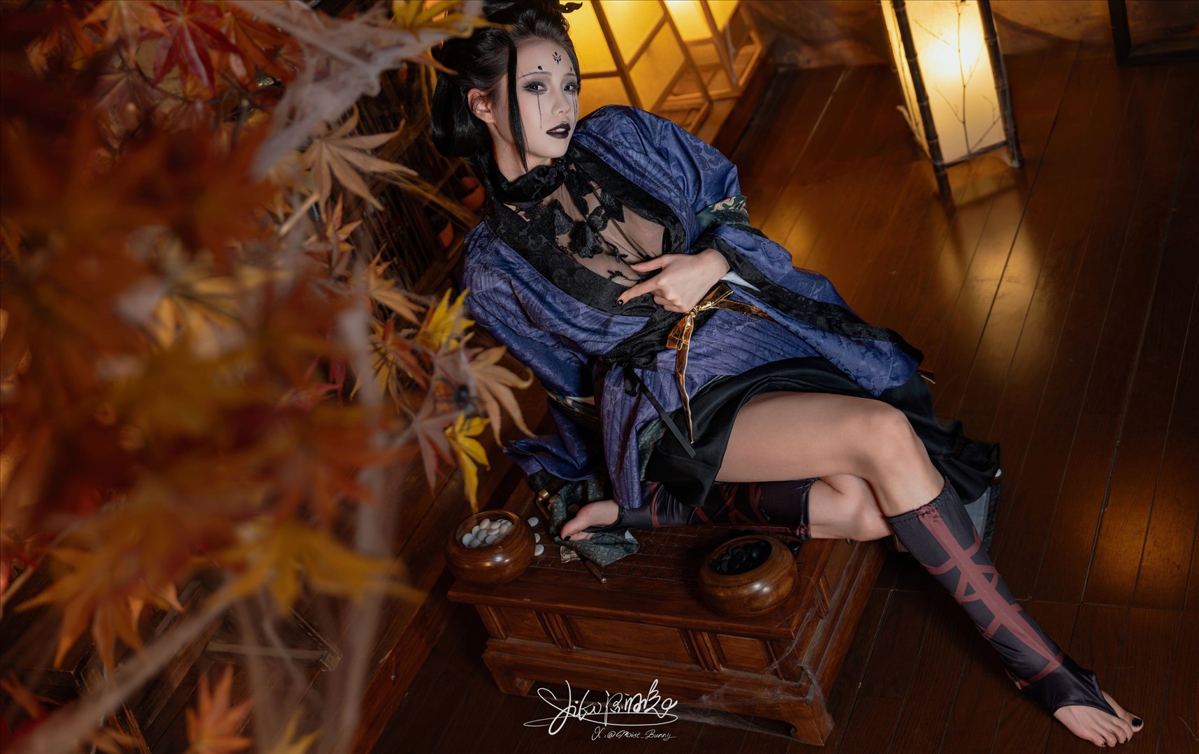cosplay 咬一口兔娘 - 黑神话悟空 蜘蛛精四妹 81P