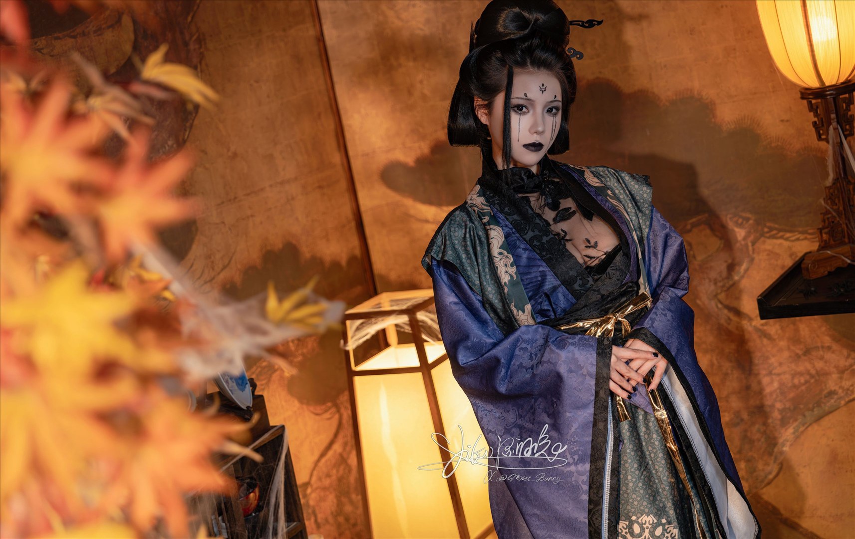 cosplay 咬一口兔娘 - 黑神话悟空 蜘蛛精四妹 81P
