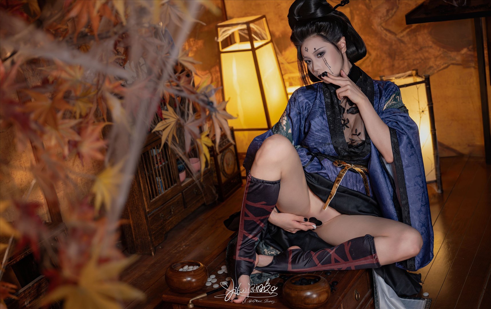 cosplay 咬一口兔娘 - 黑神话悟空 蜘蛛精四妹 81P