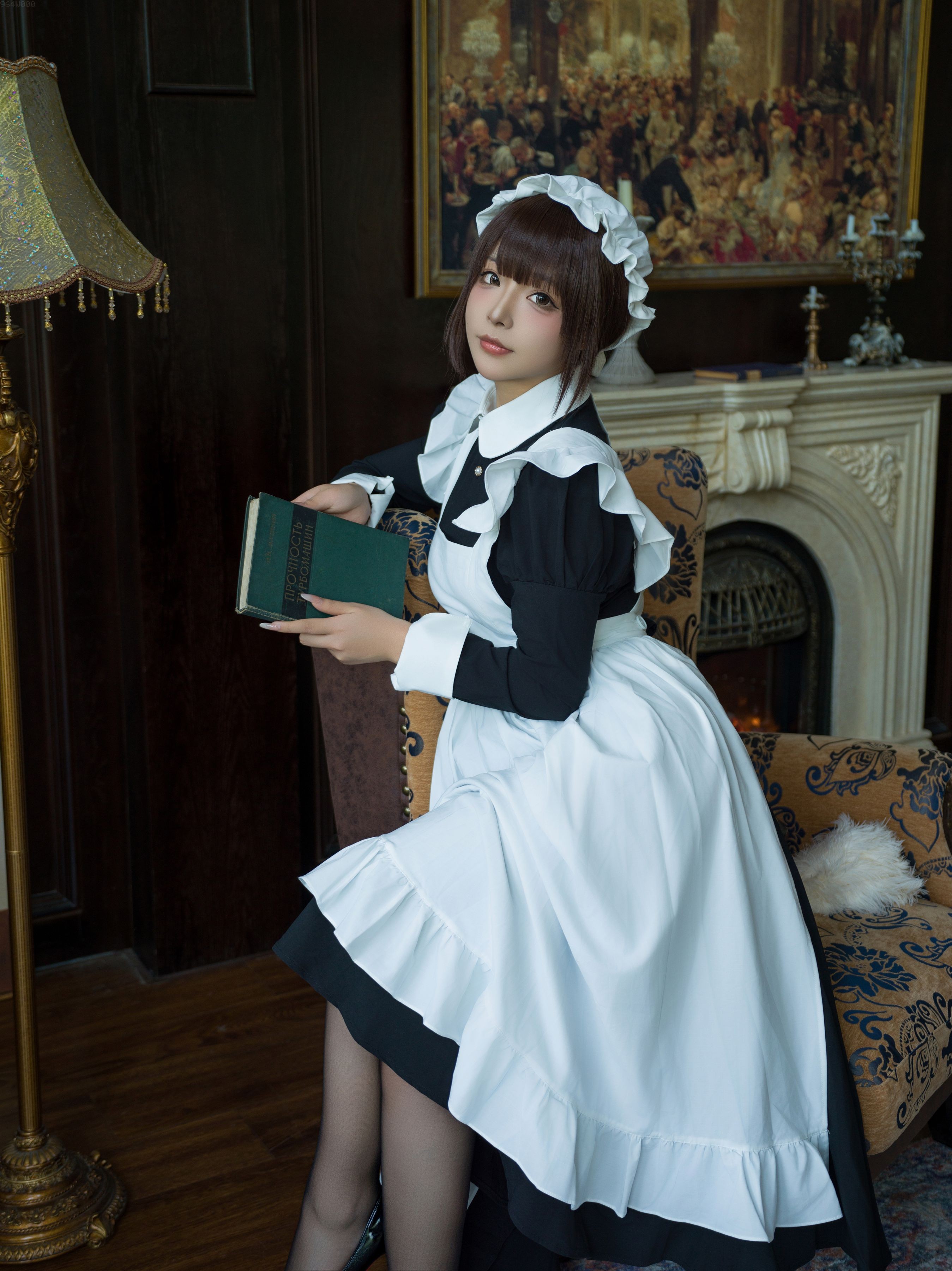 Yuuhui玉汇《女仆游戏》147P1V Cosplay写真