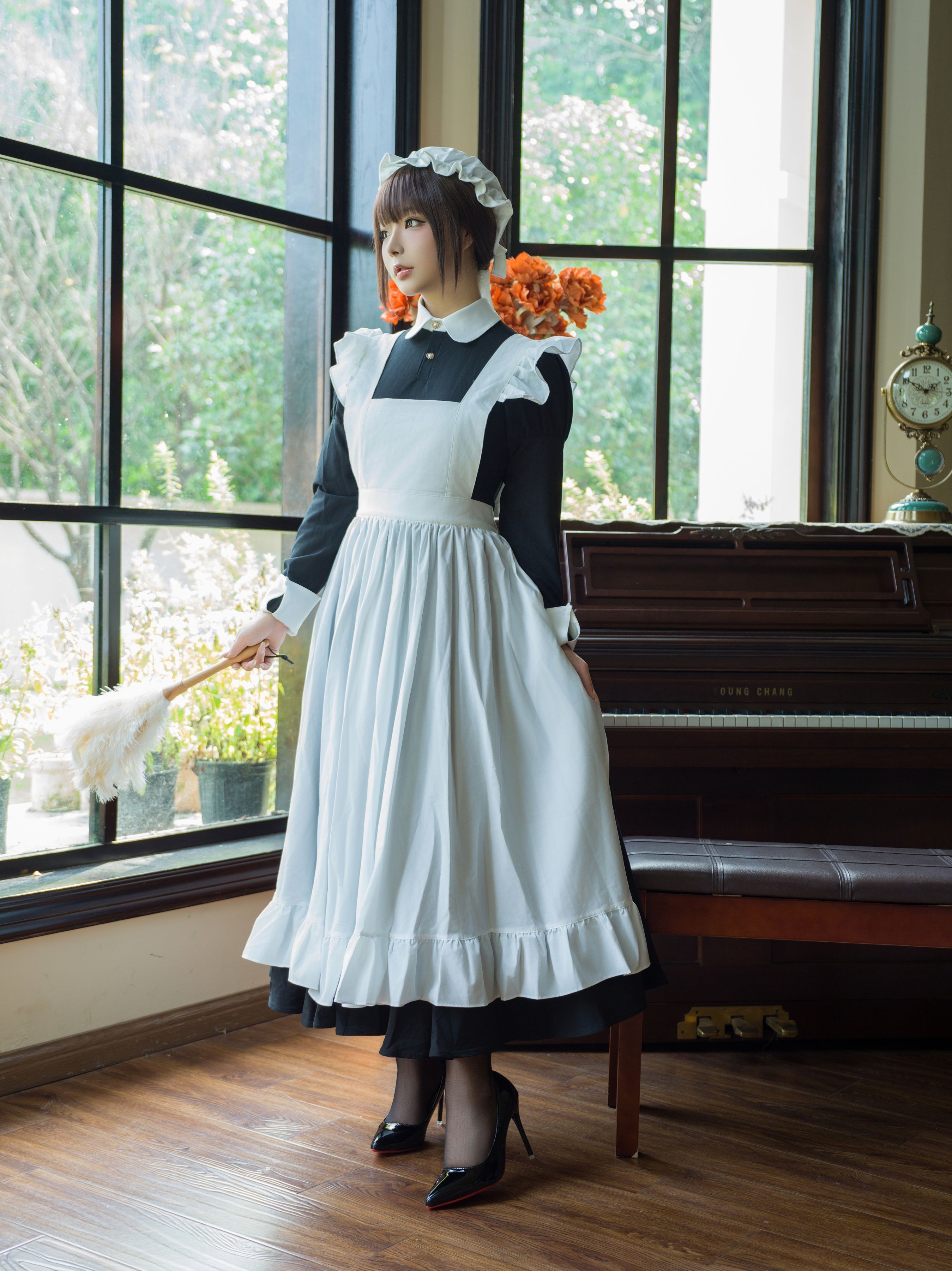Yuuhui玉汇《女仆游戏》147P1V Cosplay写真