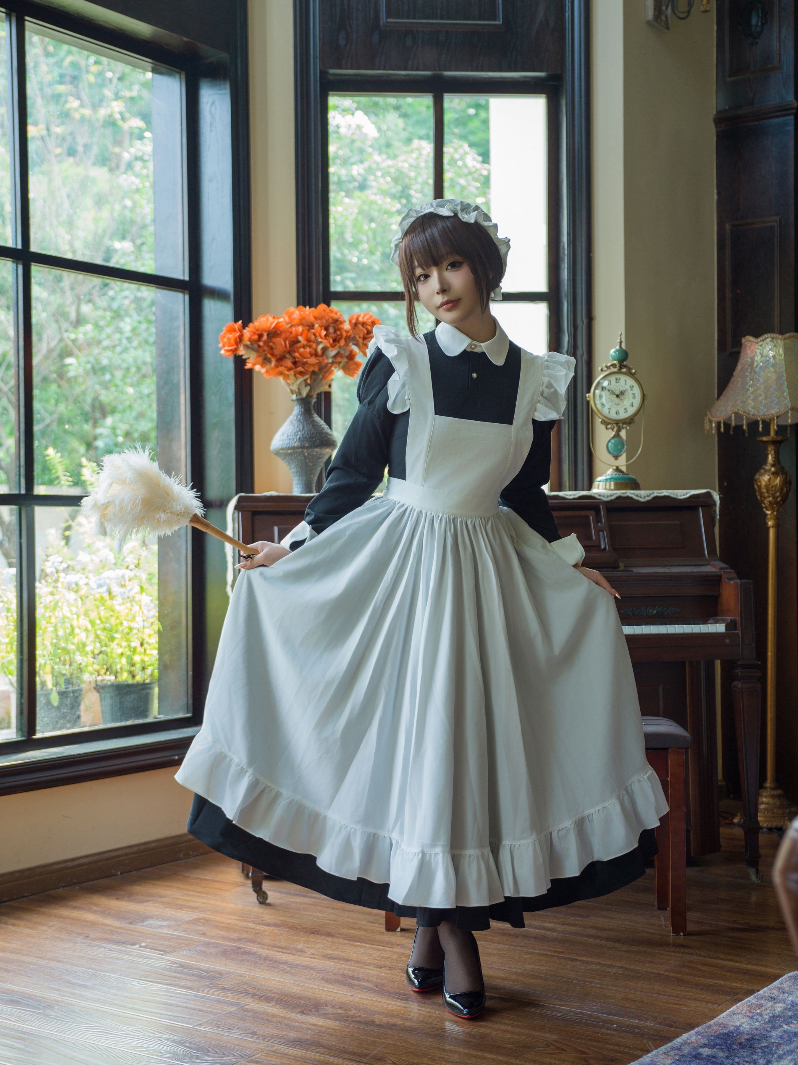 Yuuhui玉汇《女仆游戏》147P1V Cosplay写真