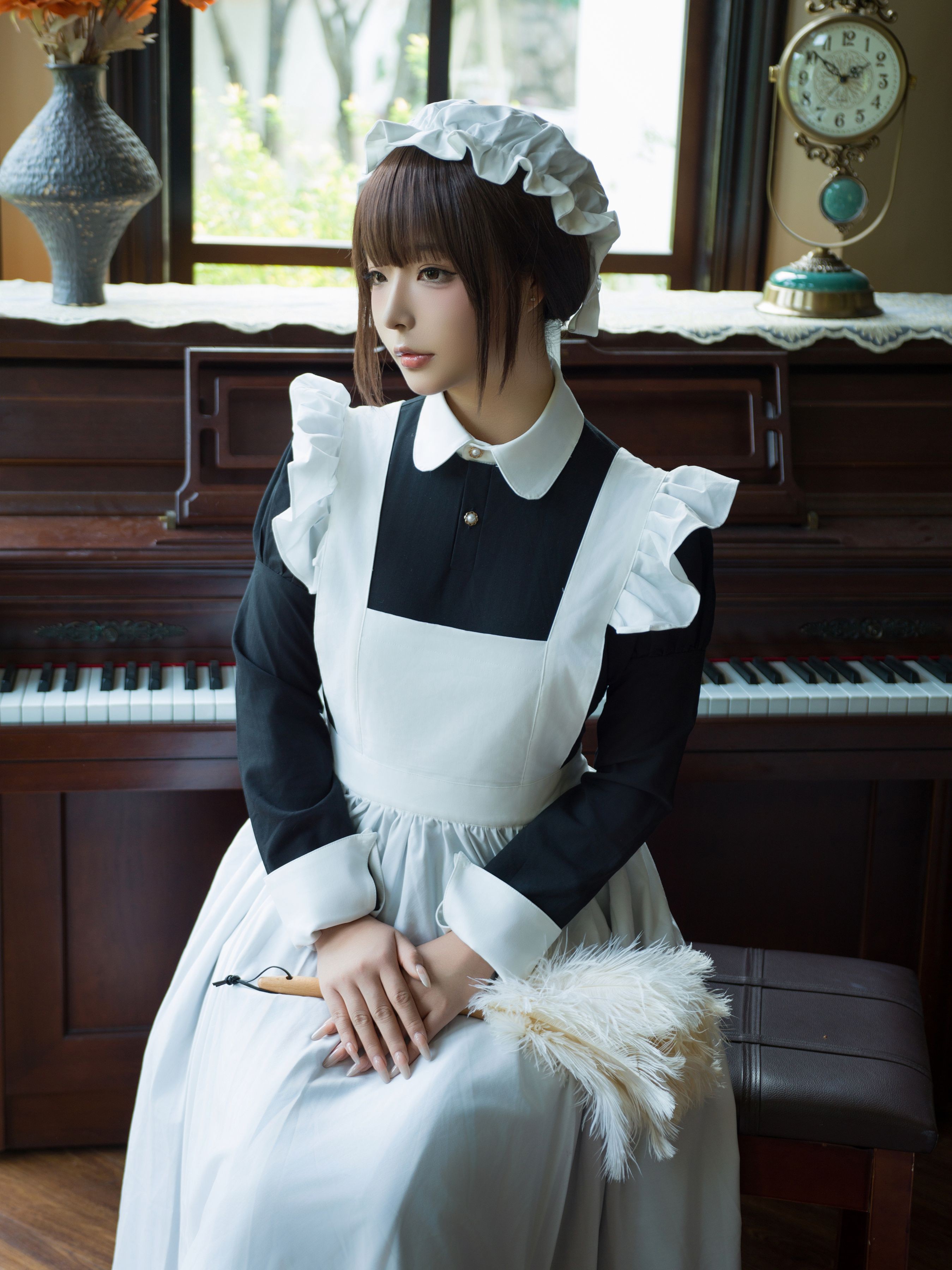Yuuhui玉汇《女仆游戏》147P1V Cosplay写真