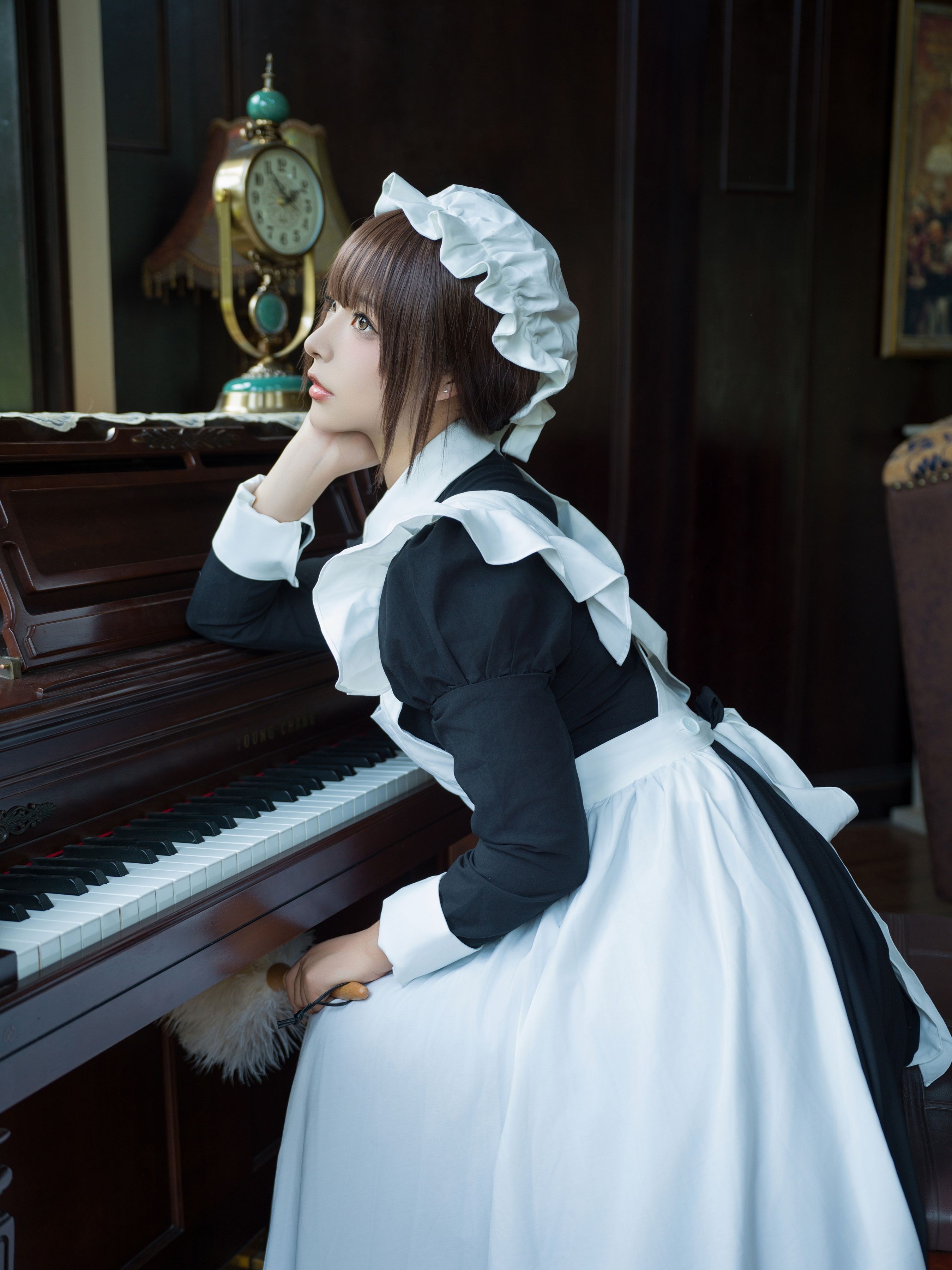 Yuuhui玉汇《女仆游戏》147P1V Cosplay写真