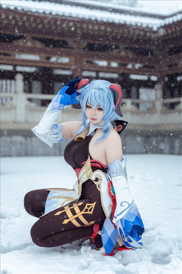 虎森森 - 原神 甘雨 雪景 42P