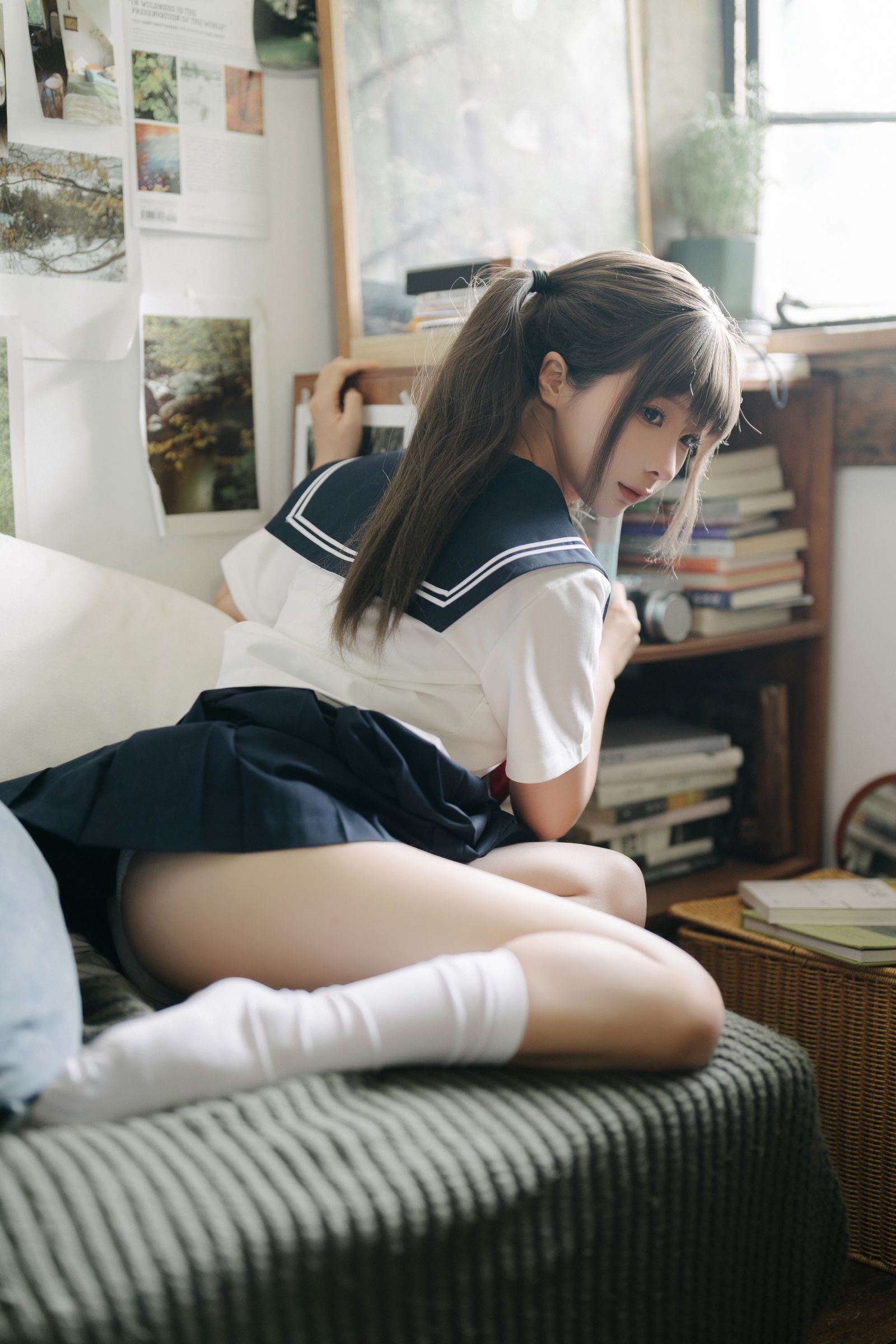 蠢沫沫《小歇》99P 清纯写真套图