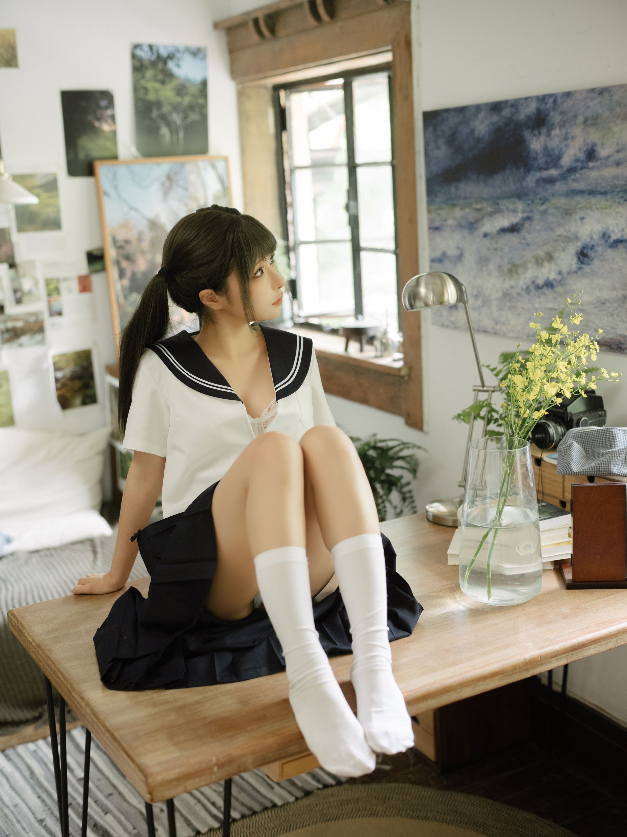 蠢沫沫《小歇》99P 清纯写真套图