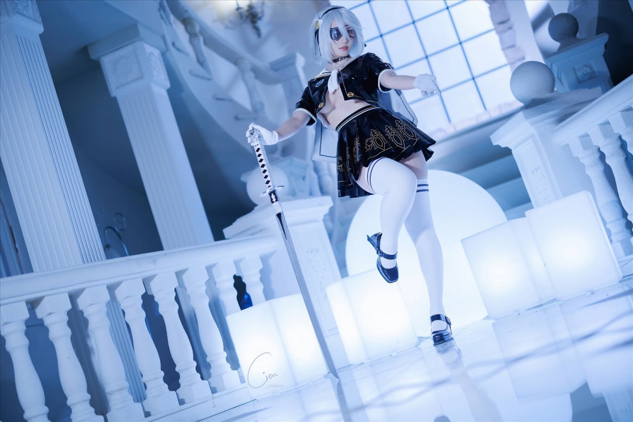 Cien恩恩 - 2B ヨルハ二号B型_JKver 34P