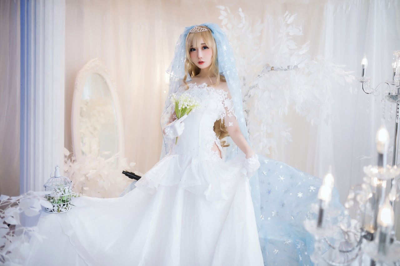 焖焖碳 - 索米 婚纱 少女前线63P