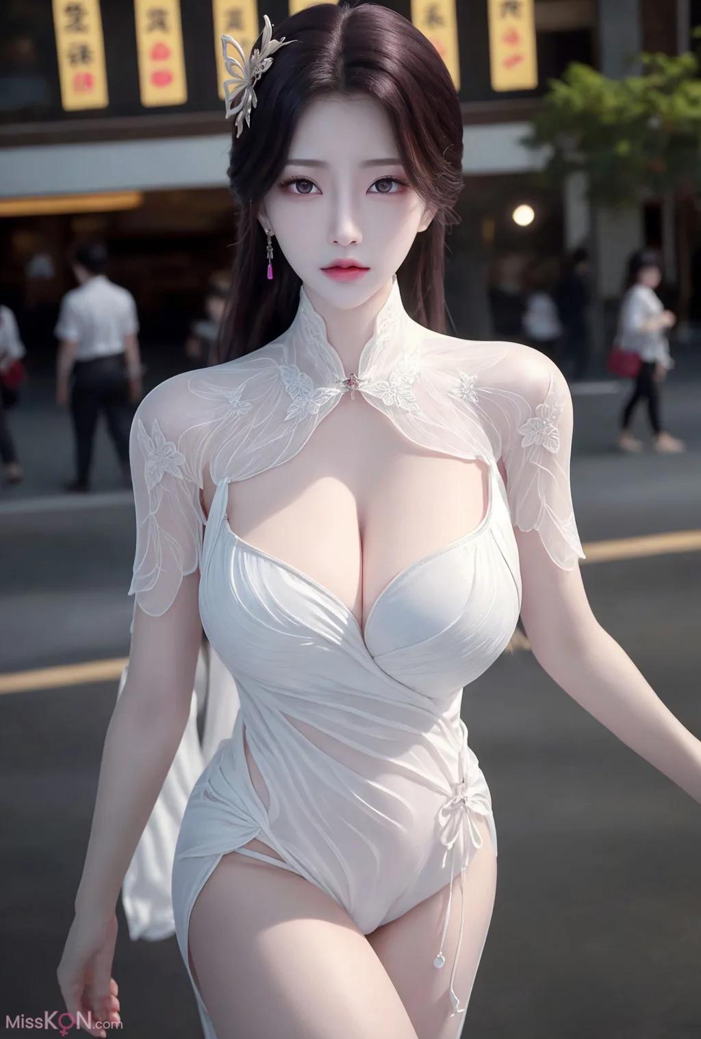 AI ที่สร้าง] สไตล์วาดภาพเสมือนจริง Vol.227: สาวคอสเพลย์ (160 ภาพ)