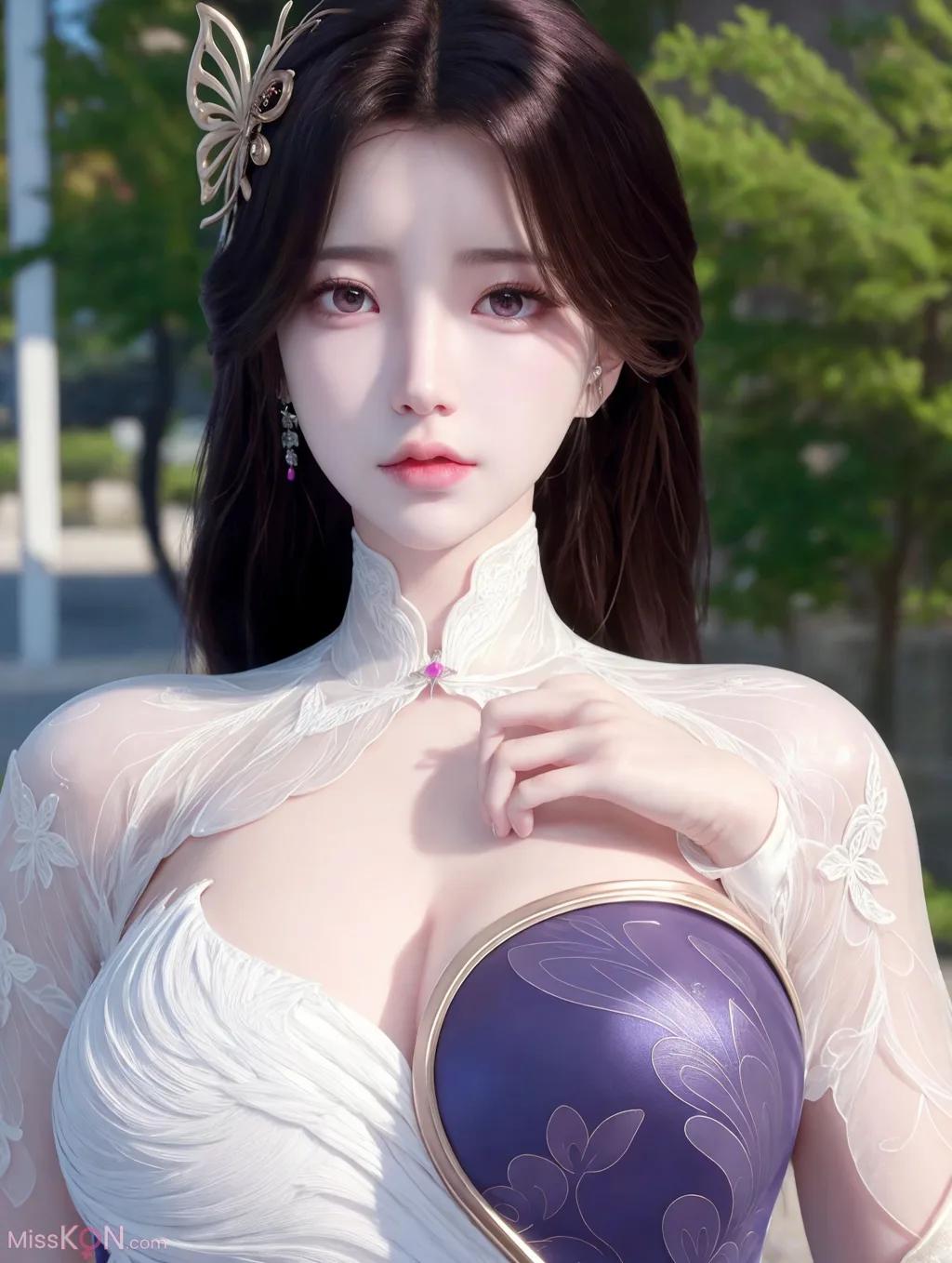 AI ที่สร้าง] สไตล์วาดภาพเสมือนจริง Vol.227: สาวคอสเพลย์ (160 ภาพ)