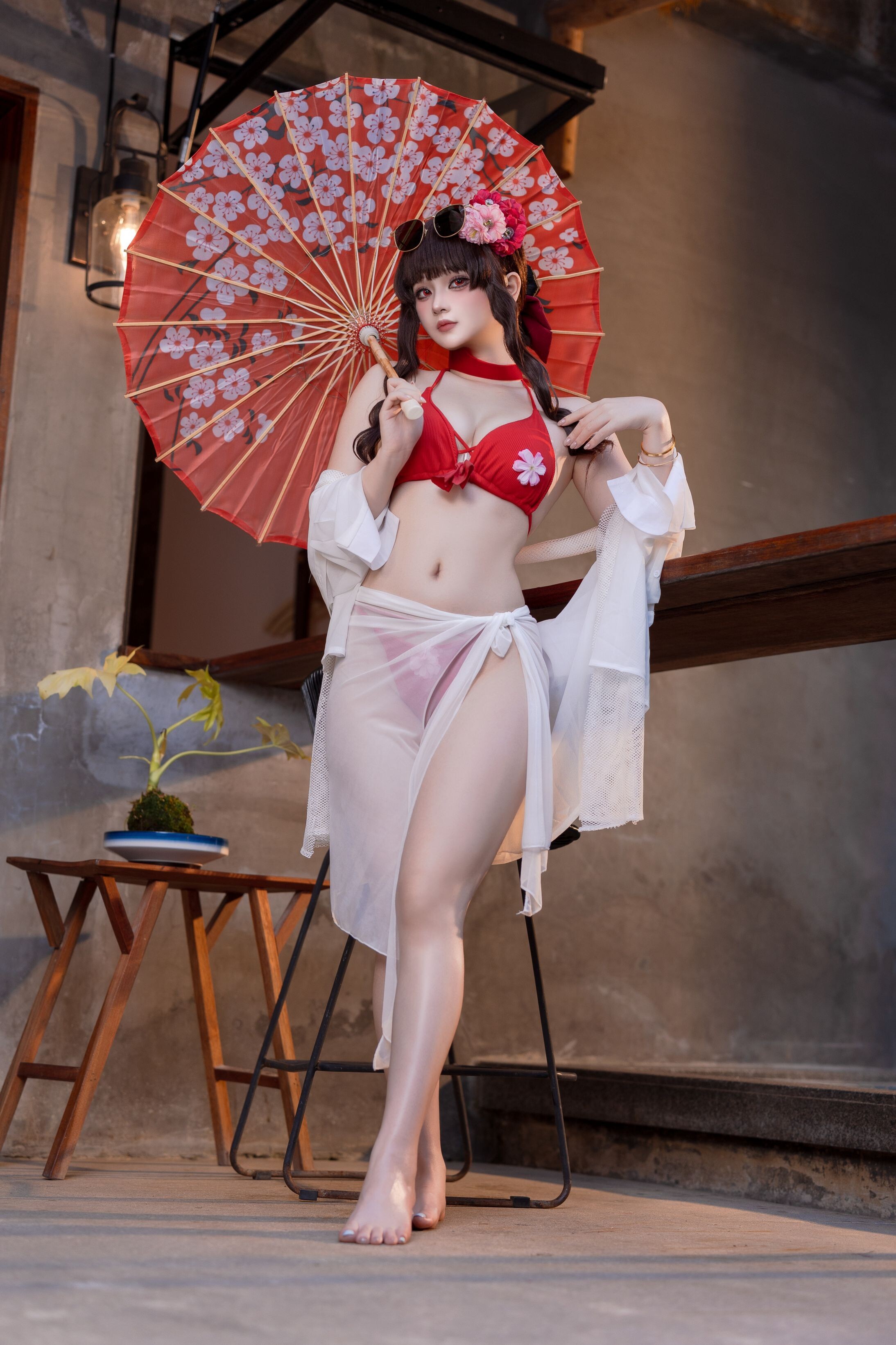 屿鱼 - 樱花泳装