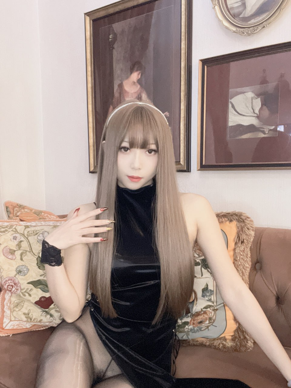 มันนีย์เล่งเล่ง - กระโปรงกิโป๊ะแบบมีสายรัด 64P