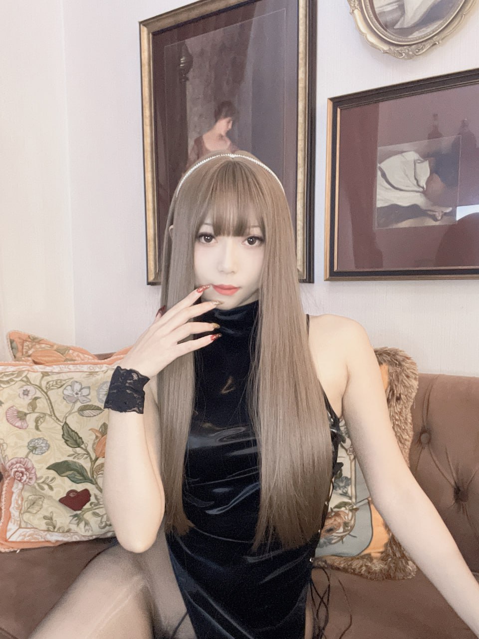มันนีย์เล่งเล่ง - กระโปรงกิโป๊ะแบบมีสายรัด 64P