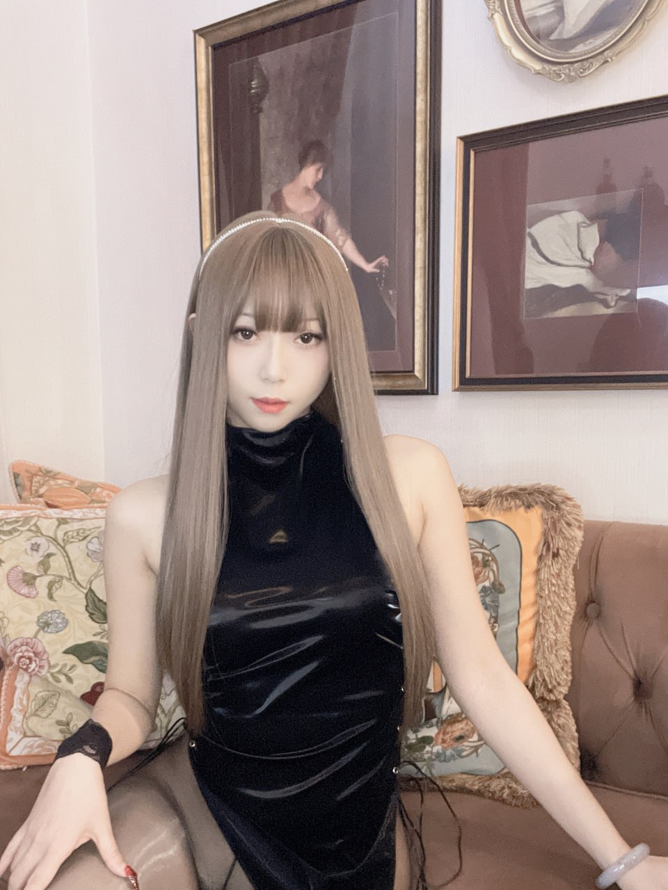 มันนีย์เล่งเล่ง - กระโปรงกิโป๊ะแบบมีสายรัด 64P