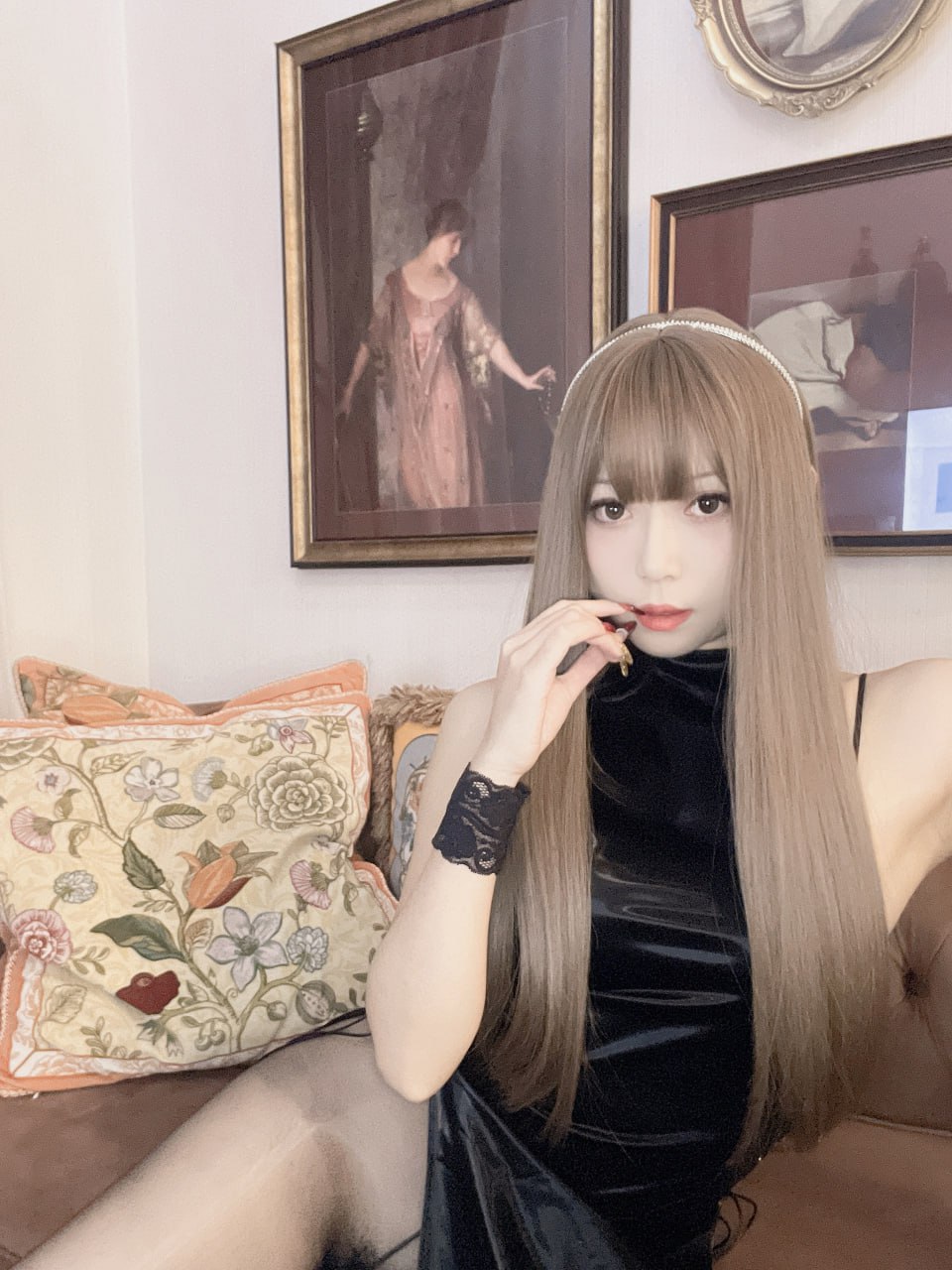 มันนีย์เล่งเล่ง - กระโปรงกิโป๊ะแบบมีสายรัด 64P