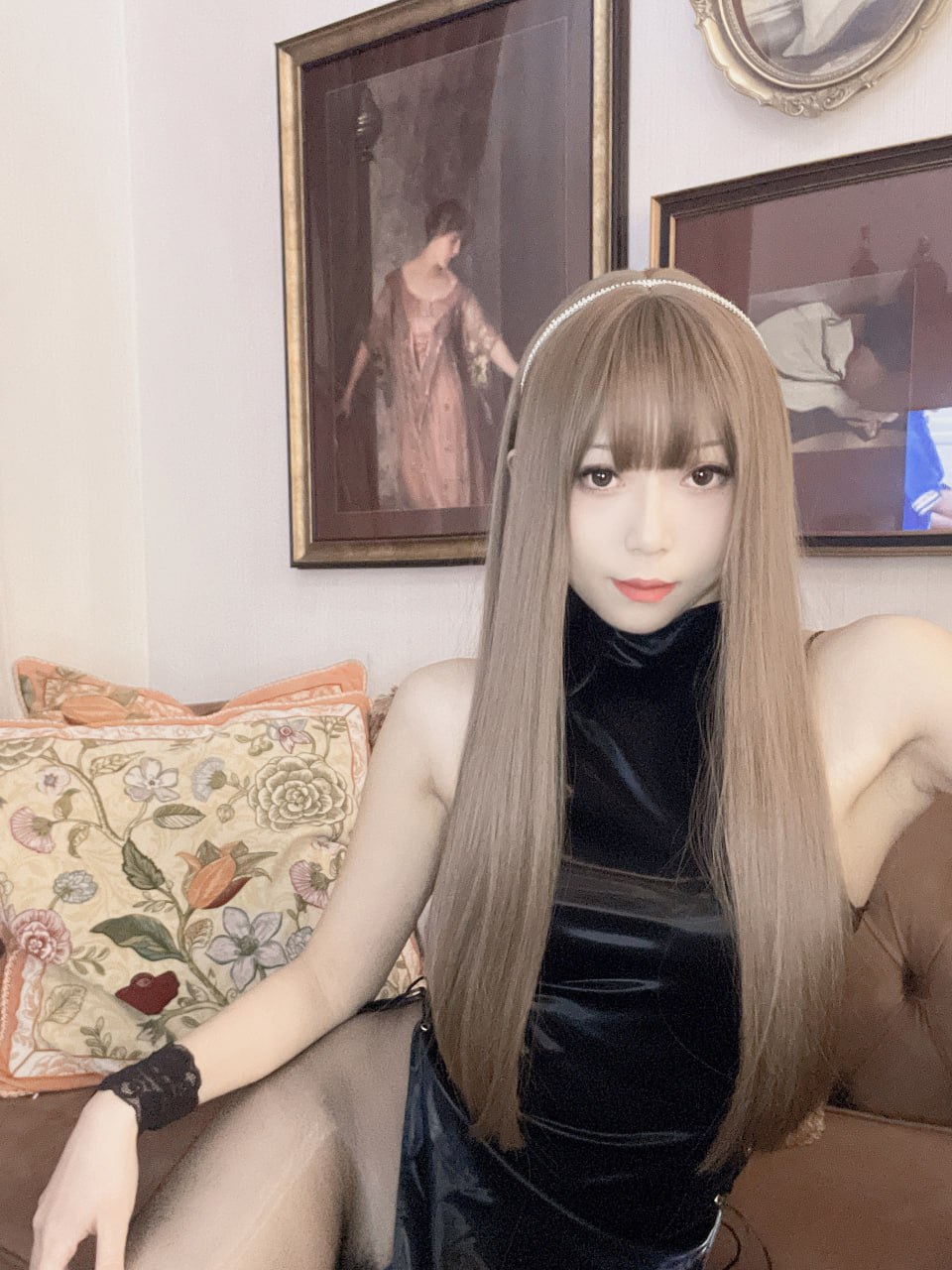 มันนีย์เล่งเล่ง - กระโปรงกิโป๊ะแบบมีสายรัด 64P