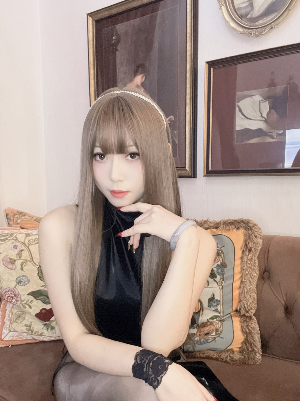 มันนีย์เล่งเล่ง - กระโปรงกิโป๊ะแบบมีสายรัด 64P